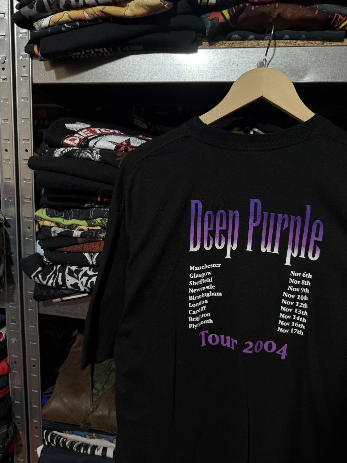 Vintage Vintage Deep Purple Tour 2004 Rock Band T-Shirt Hype Y2K Size US XL / EU 56 / 4 - 4 Thumbnail