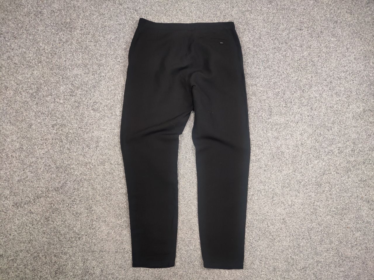 Freitag Freitag E152 Female Linen Blend Black Ankle Pants Size 30" / US 8 / IT 44 - 7 Thumbnail