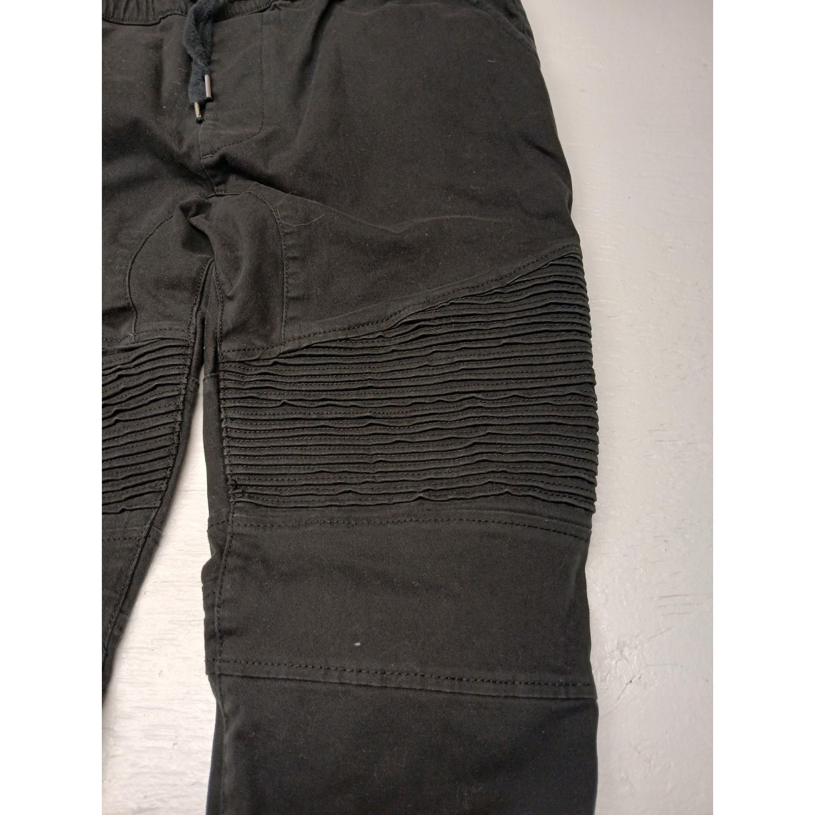 Other Steve's (Large) Black Skinny Ruffled Style Jeans Size 36" / US 14 / IT 50 - 2 Thumbnail