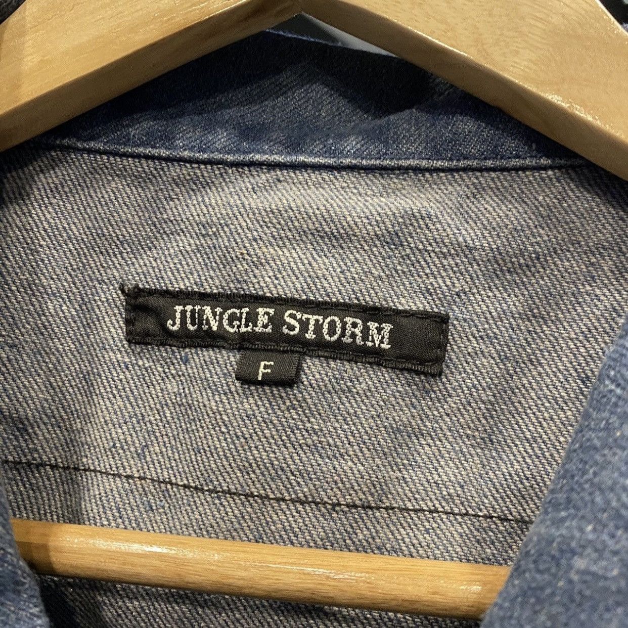Japanese Brand JUNGLE STORM Custom Denim Jackets Size US L / EU 52-54 / 3 - 13 Thumbnail