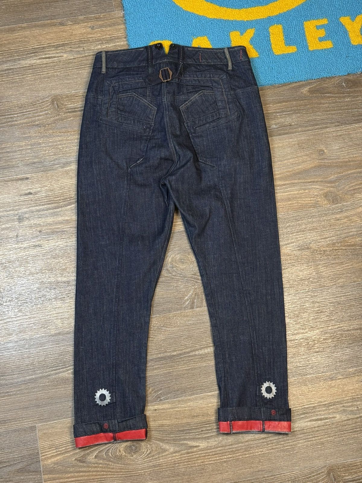 Marithe + Francois Girbaud × Vintage Marithe Francois Girbaud Blue Denim Indigo Pant Size US 28 / EU 44 - 7 Thumbnail