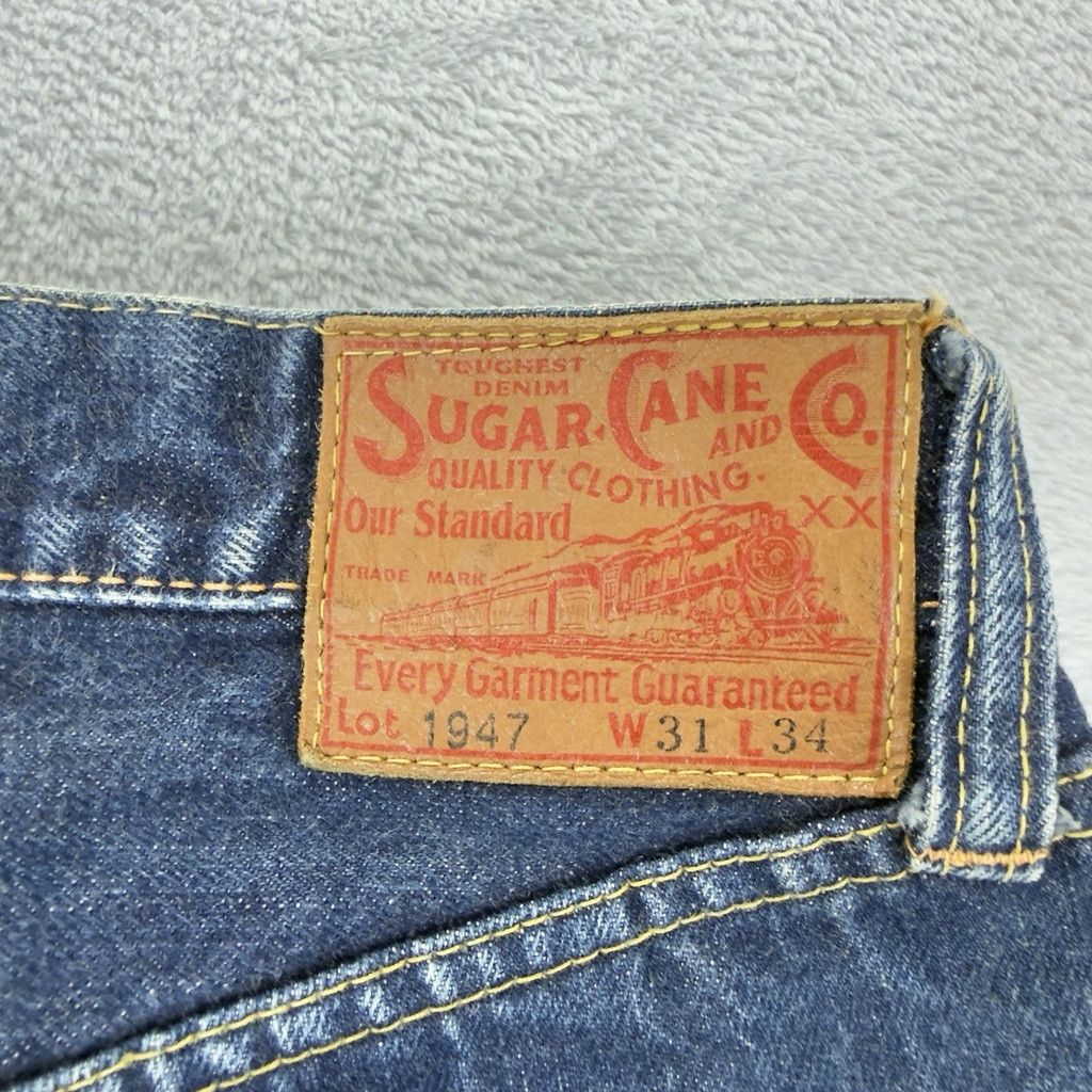 Sugar Cane Sugar Cane 1947 Men's Sz 30 W x 27 L Red Selvedge Button Fly Size US 31 - 4 Thumbnail