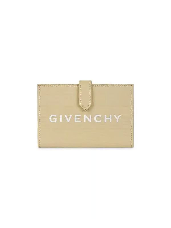 Givenchy o1srvl11e0225 Size: OS/G Cut Wallet in Beige Size ONE SIZE - 1 Thumbnail