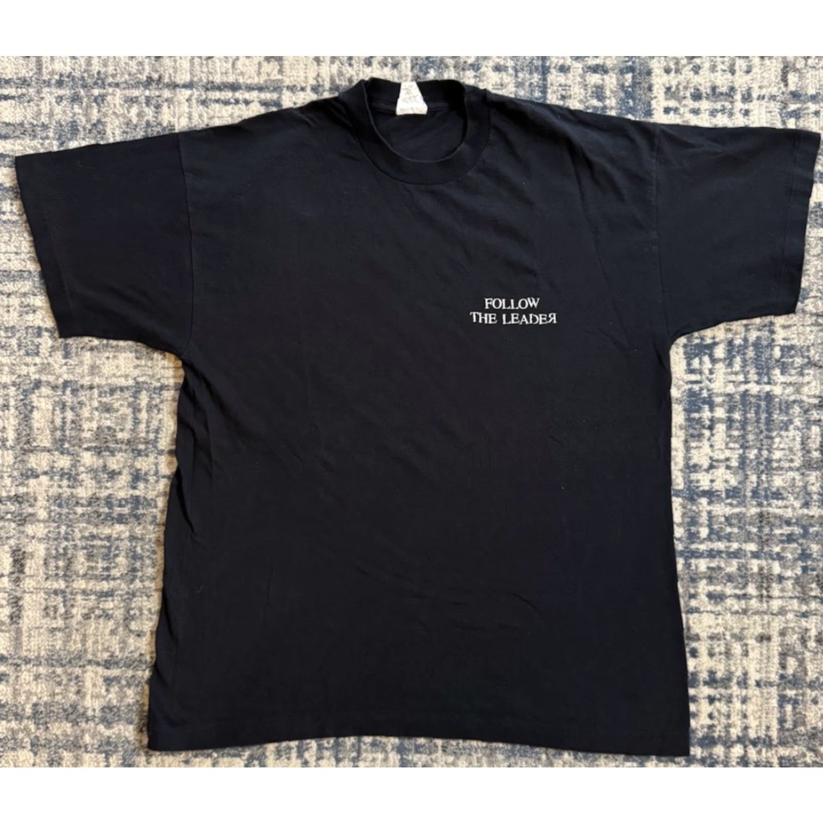 Vintage VINTAGE 1998 90s Band Follow The Leader T Shirt XL Men Black Screen Stars Quorn Size US XL / EU 56 / 4 - 3 Thumbnail