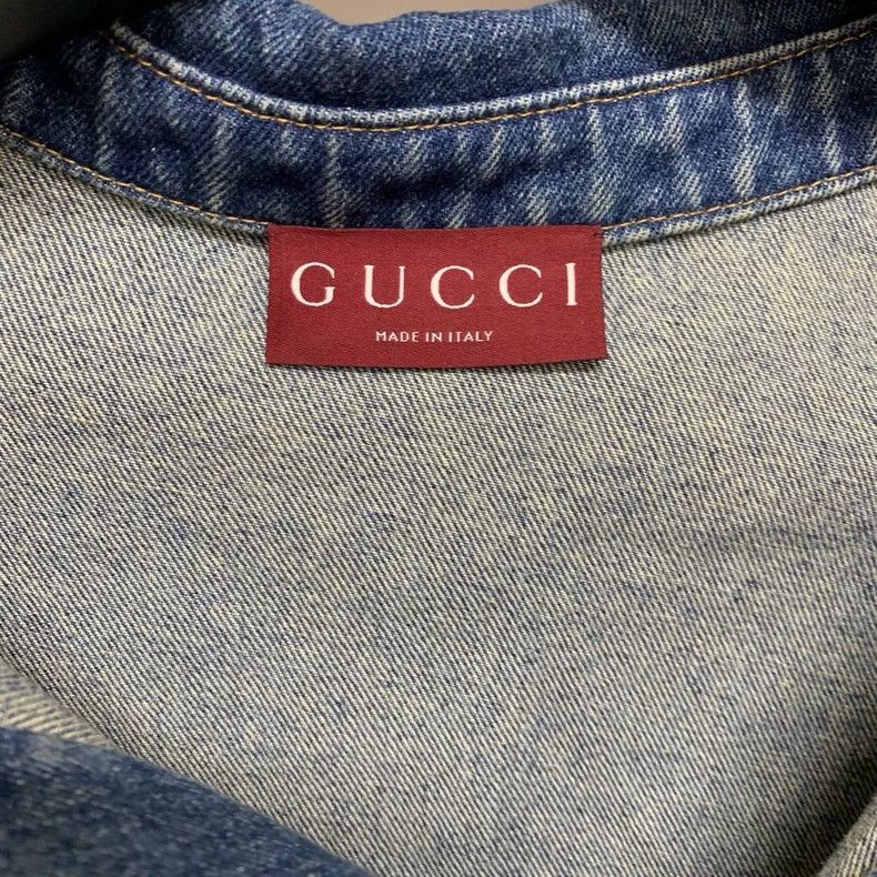 Gucci Gucci Denim short-sleeved shirt Size US M / EU 48-50 / 2 - 3 Thumbnail