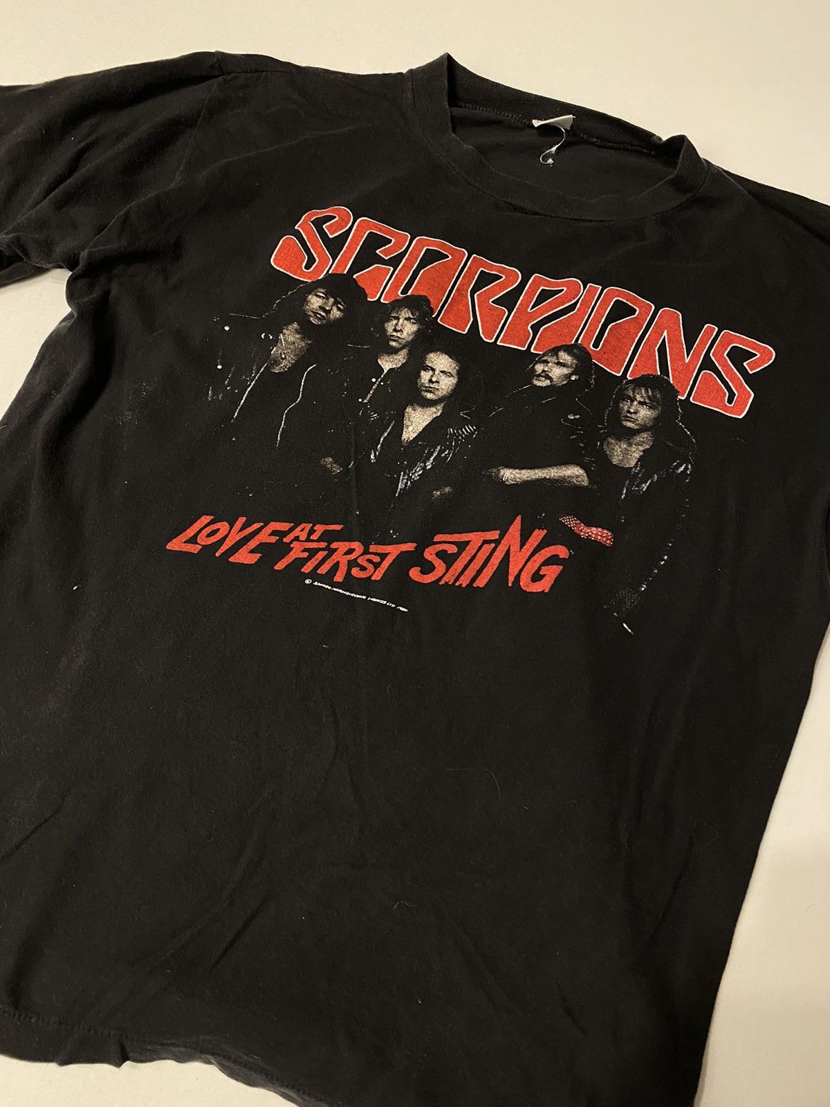 Band Tees × Vintage Scorpions 1984 Copyright World Tour T-Shirt Size US M / EU 48-50 / 2 - 2 Thumbnail