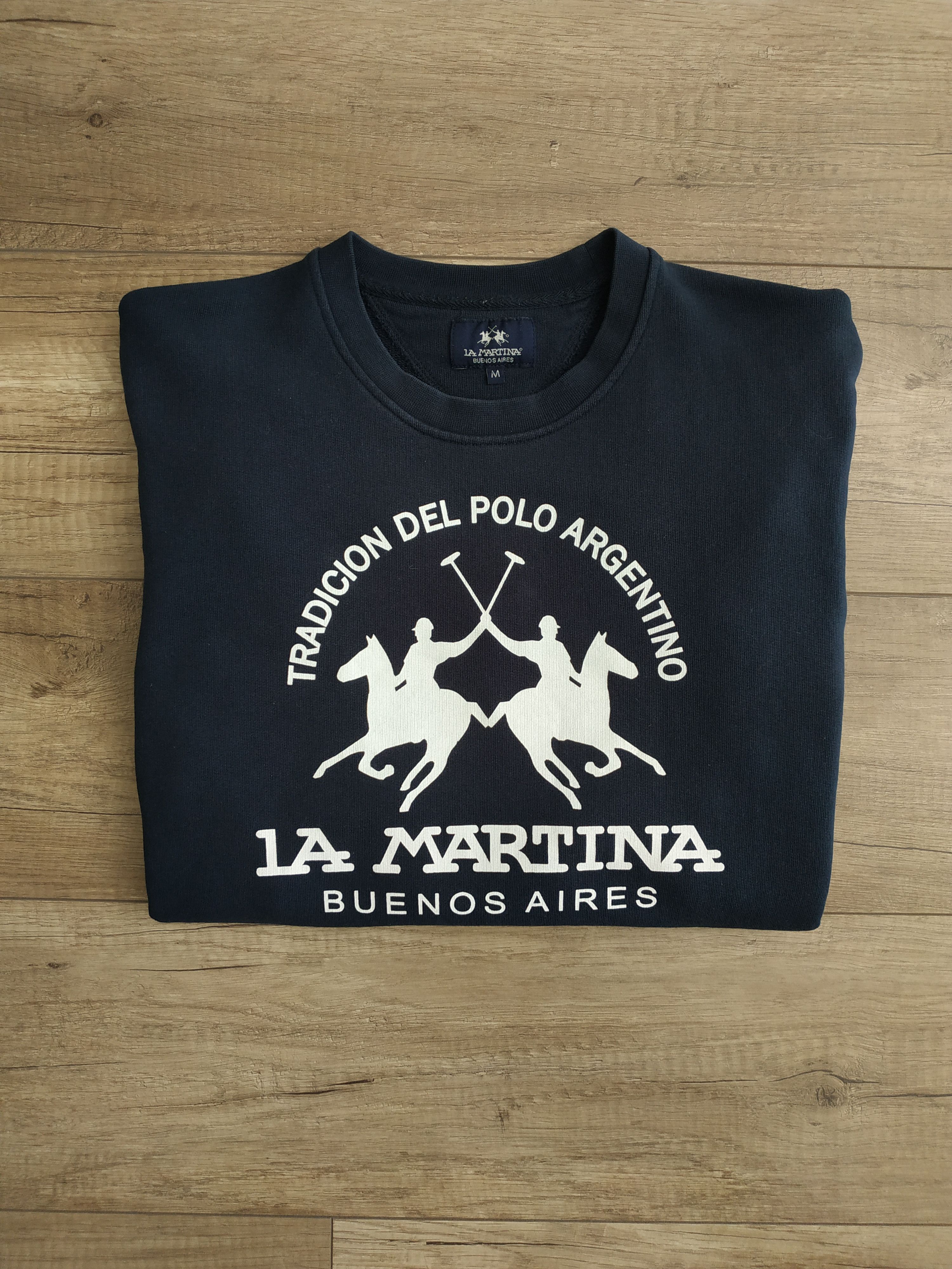 La Martina La Martina Argentina Polo Club Men's Sweatshirt, s. MEDIUM Size US M / EU 48-50 / 2 - 5 Thumbnail