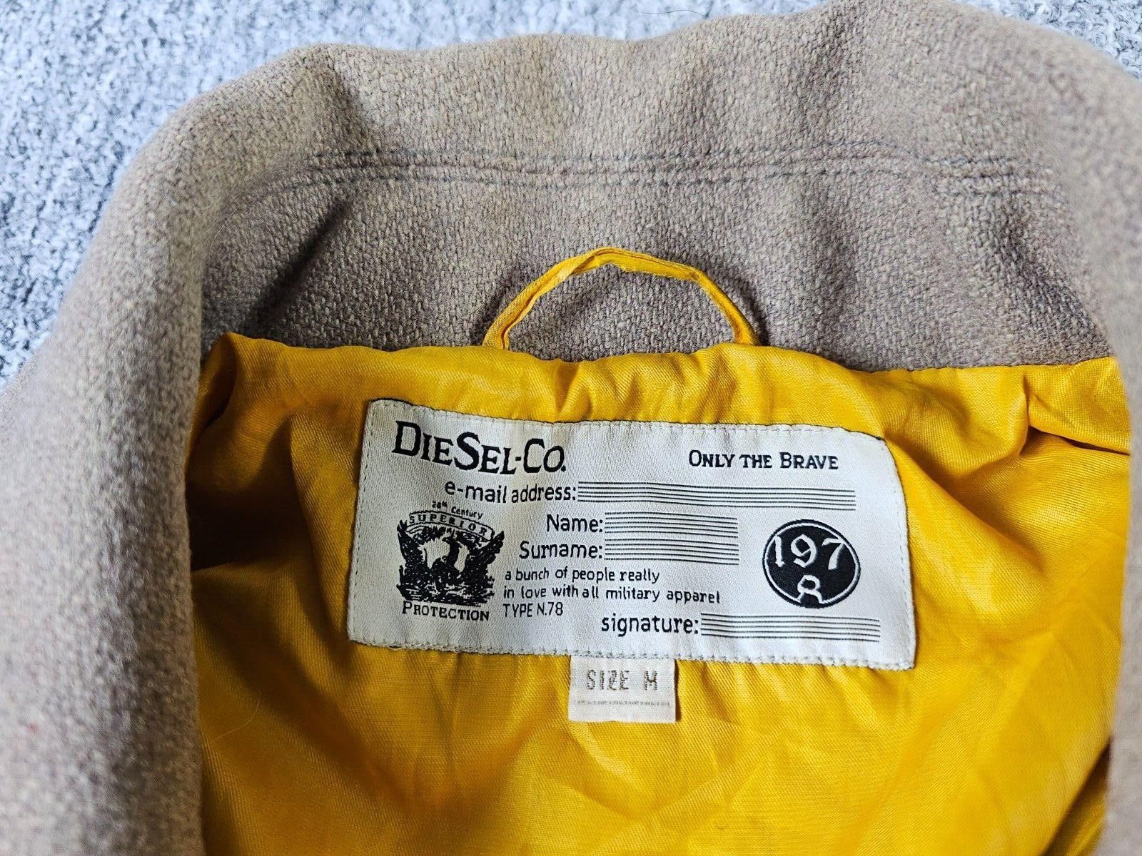 Diesel Diesel Only The Brave Trim Peacoat Size M Brown Size US M / EU 48-50 / 2 - 6 Thumbnail