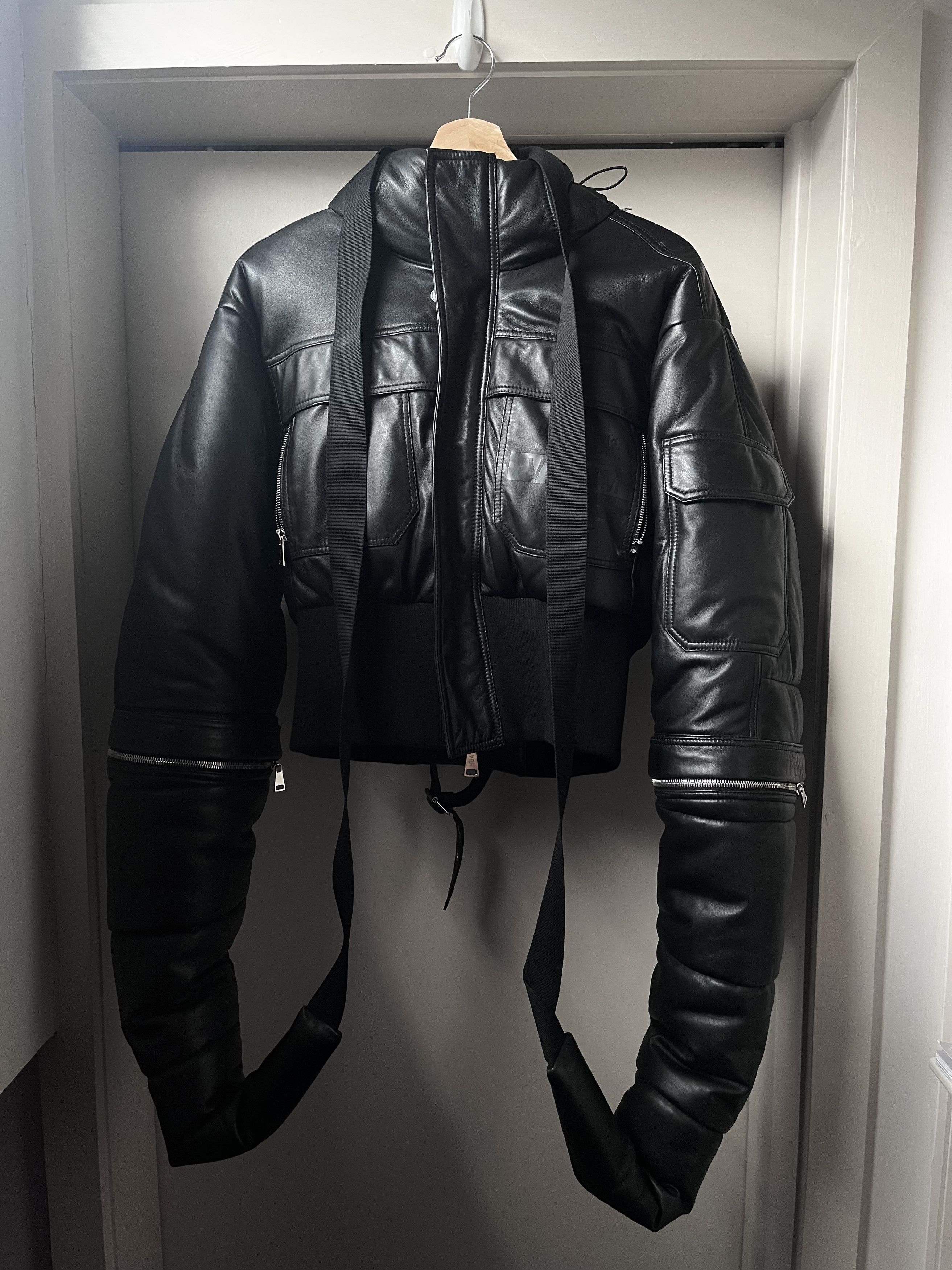 Anonymous Club × Hood By Air *Sample Mother Collection Leather Black Bondage Jacket Size US S / EU 44-46 / 1 - 2 Thumbnail