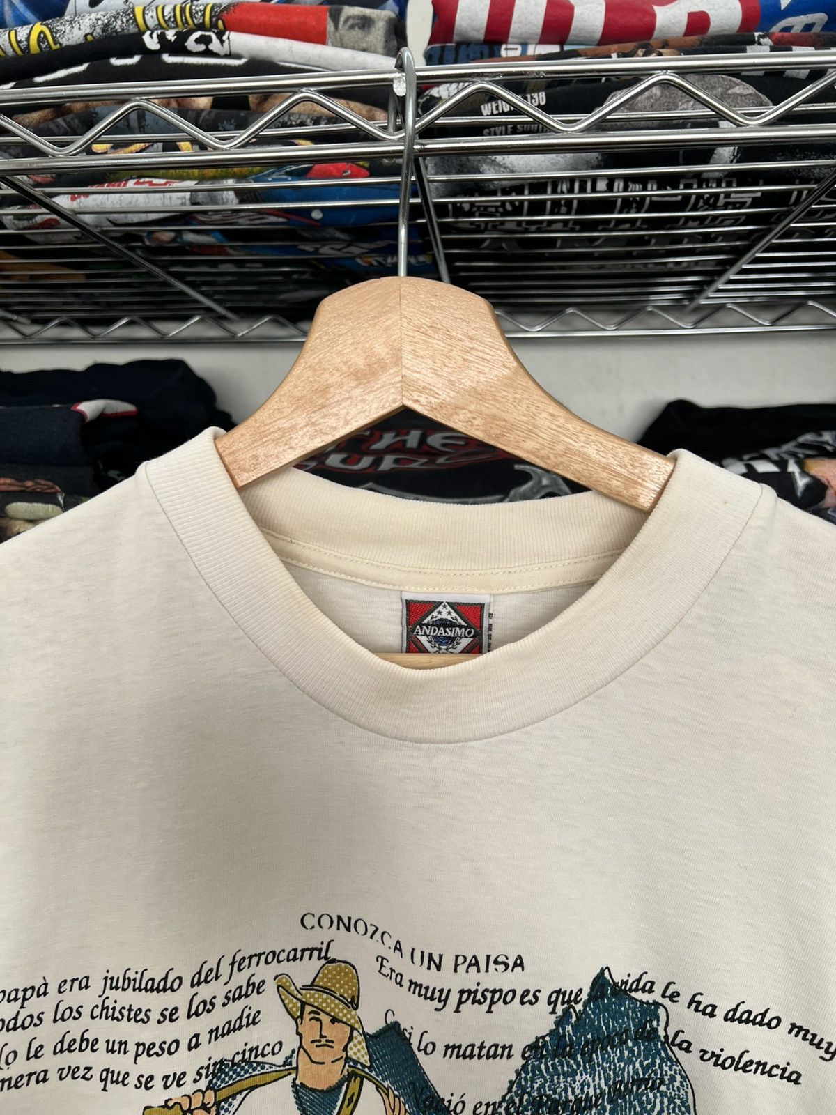 Arts & Science 90s Colombia Antioquia Souvenir Paisa Tee Size US XL / EU 56 / 4 - 4 Thumbnail
