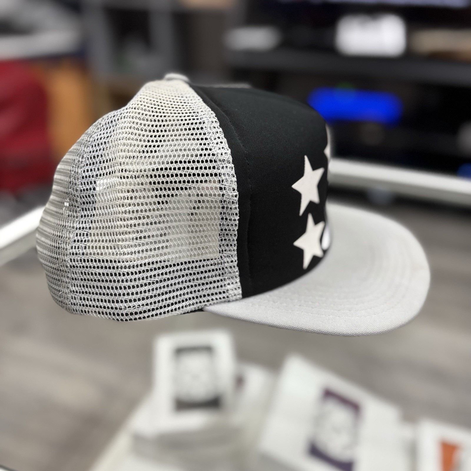 Supreme Supreme 2013 Star Mesh SnapBack ' Black ' | GOOD CONDITION! Size ONE SIZE - 3 Thumbnail