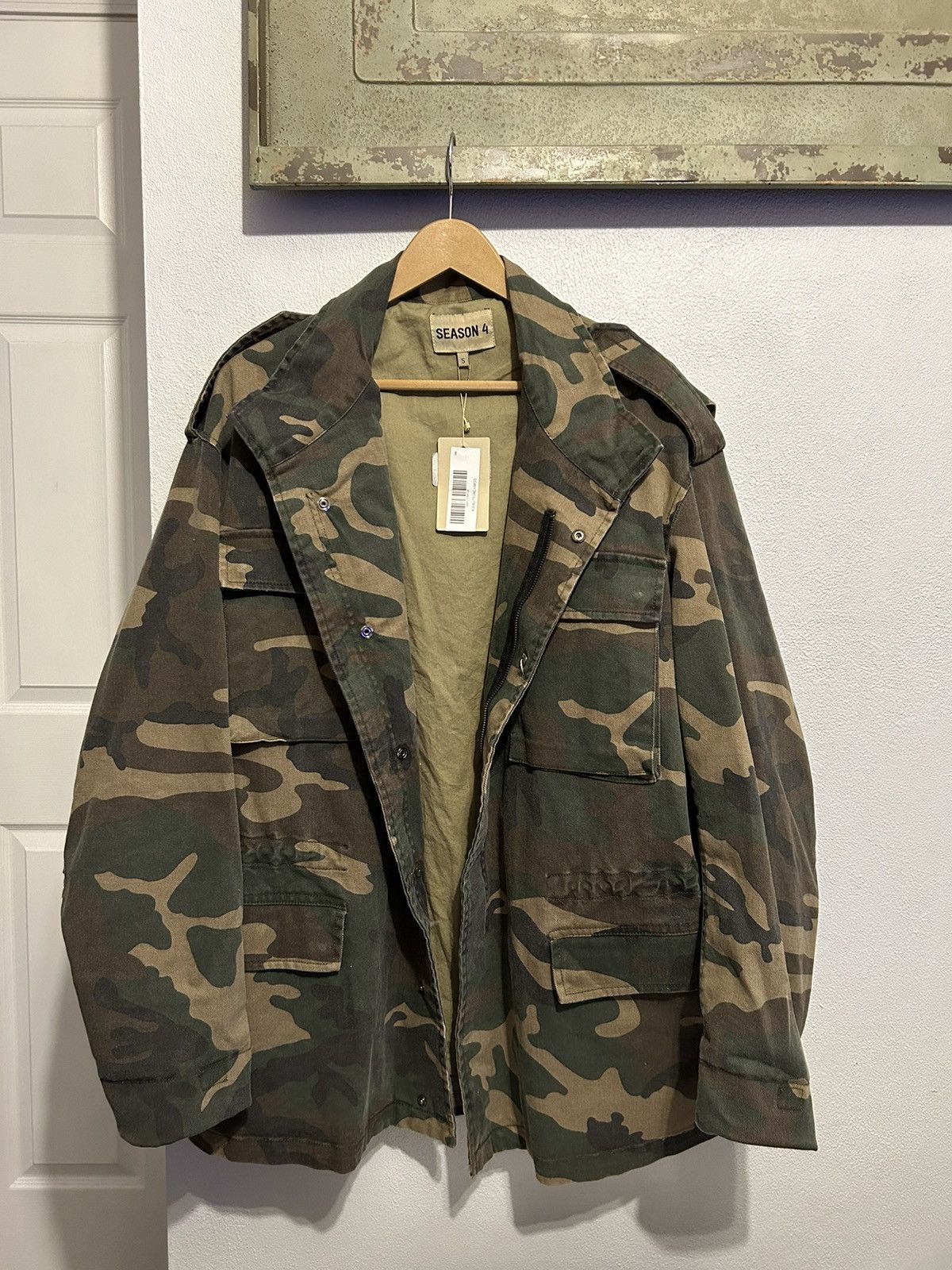 Kanye West Yeezy Season 4 Camo Jacket Grailed