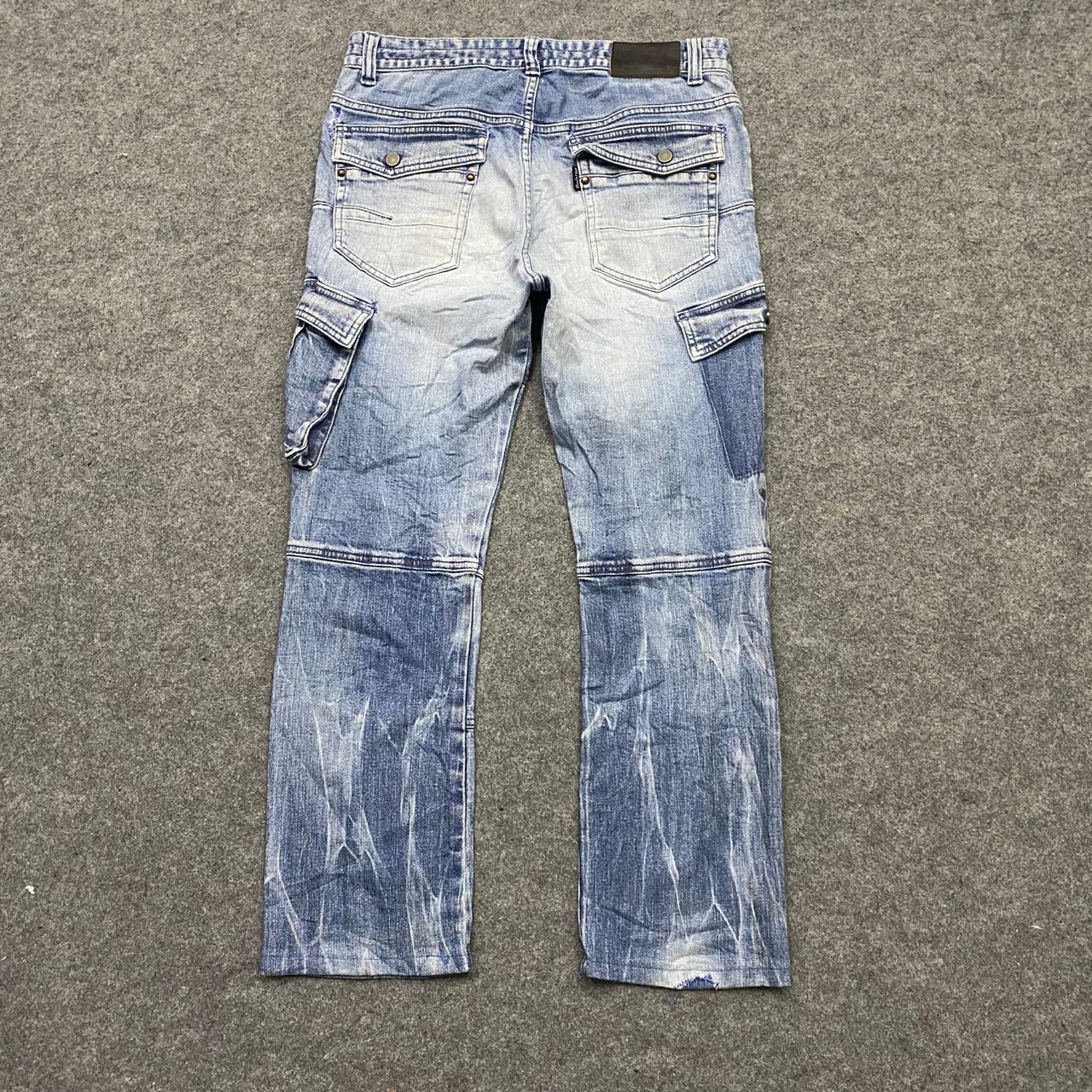 Tornado Mart 💥Best Offer💥Tornado Mart Cargo Denim Distressed Denim Size US 33 - 2 Thumbnail