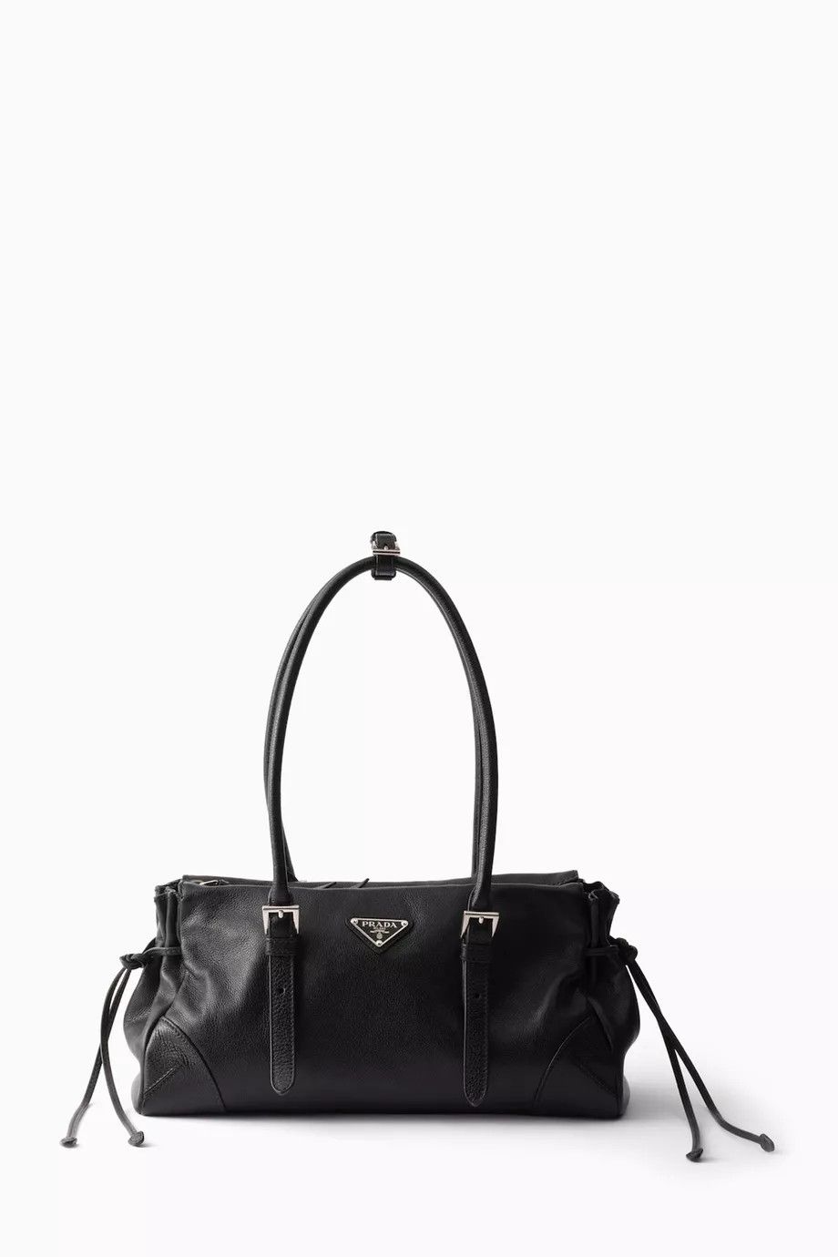 Prada os11x0126 Size: OS / Medium Bonnie Tote Bag in Black Size ONE SIZE - 1 Thumbnail