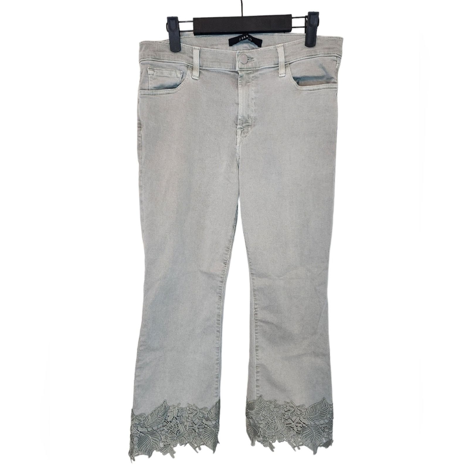 J Brand J Brand Selena Crop Bootcut Jeans in Faded Gibson 31 Size 31" - 7 Thumbnail