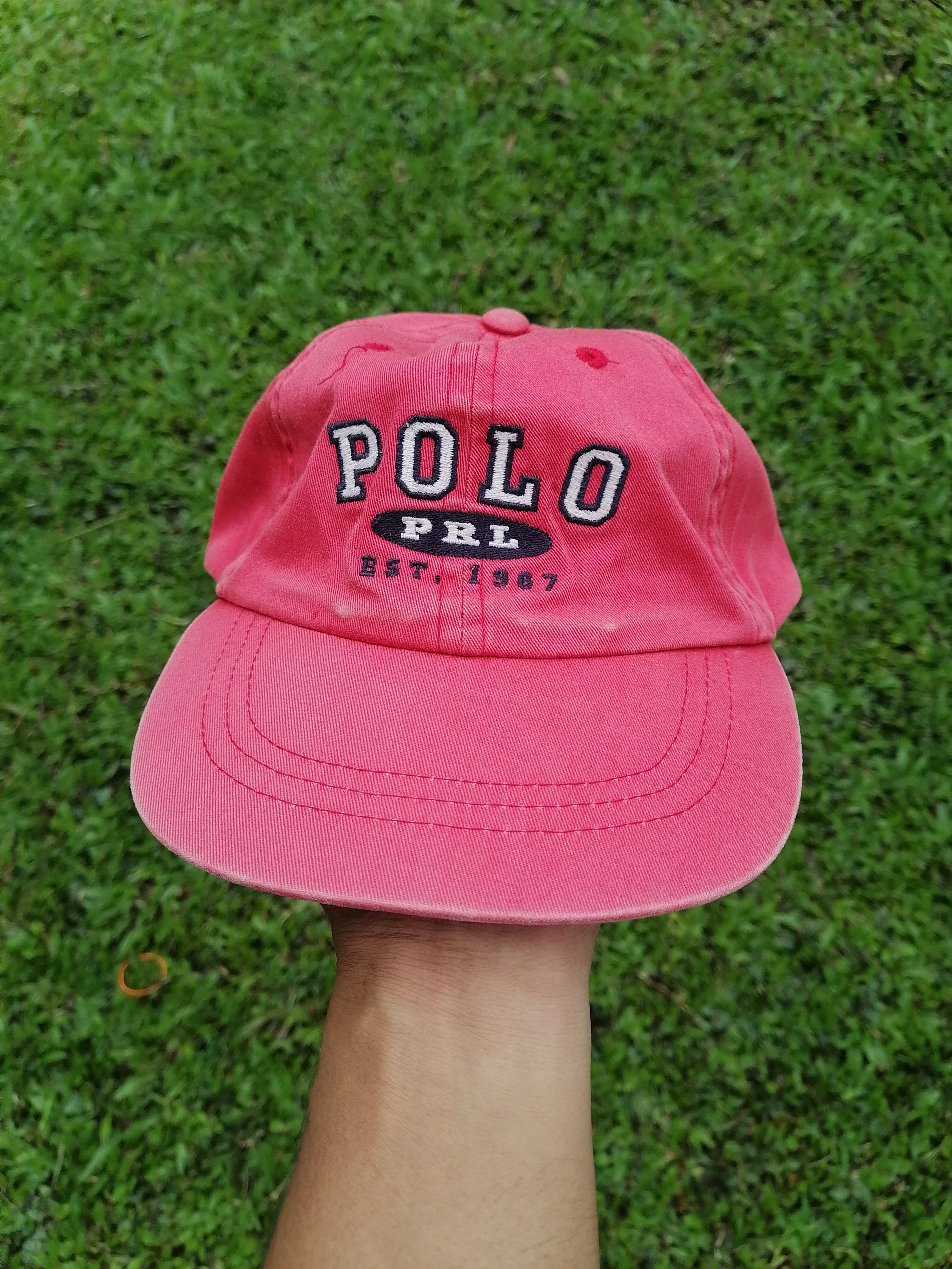 Polo Ralph Lauren × Vintage Vintage 90s Polo Ralph Lauren Sun Faded Caps Size ONE SIZE - 2 Thumbnail