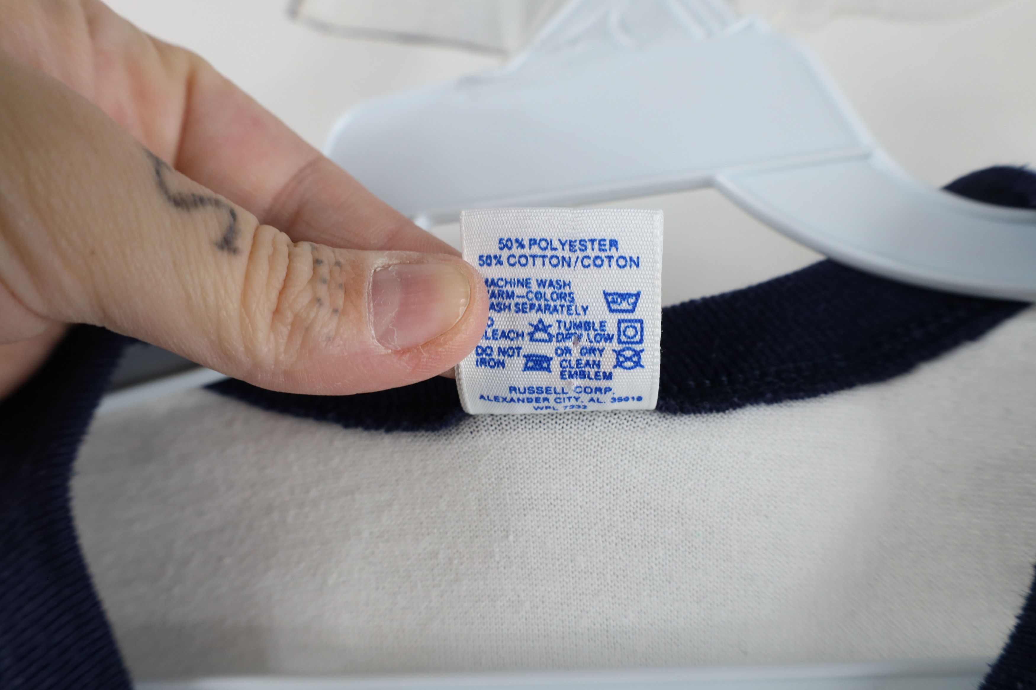 Russell Athletic × Vintage Vintage 90s Russell Athletic Baseball Raglan T-Shirt USA Size US XL / EU 56 / 4 - 5 Thumbnail