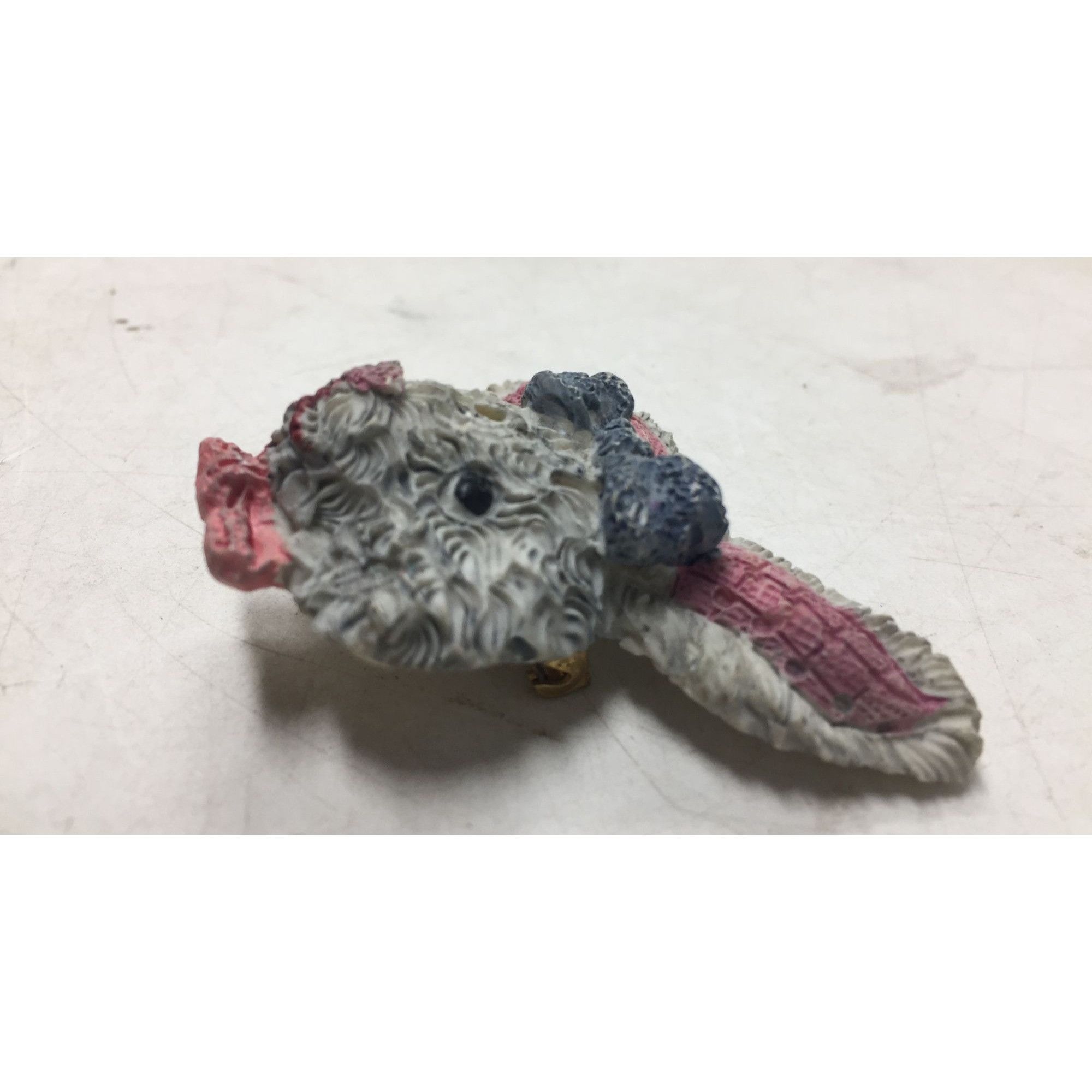 Other Bunny Rabbit Brooch Pin - Rabbit Wearing A Bow Tie and Bow o Size ONE SIZE - 3 Thumbnail