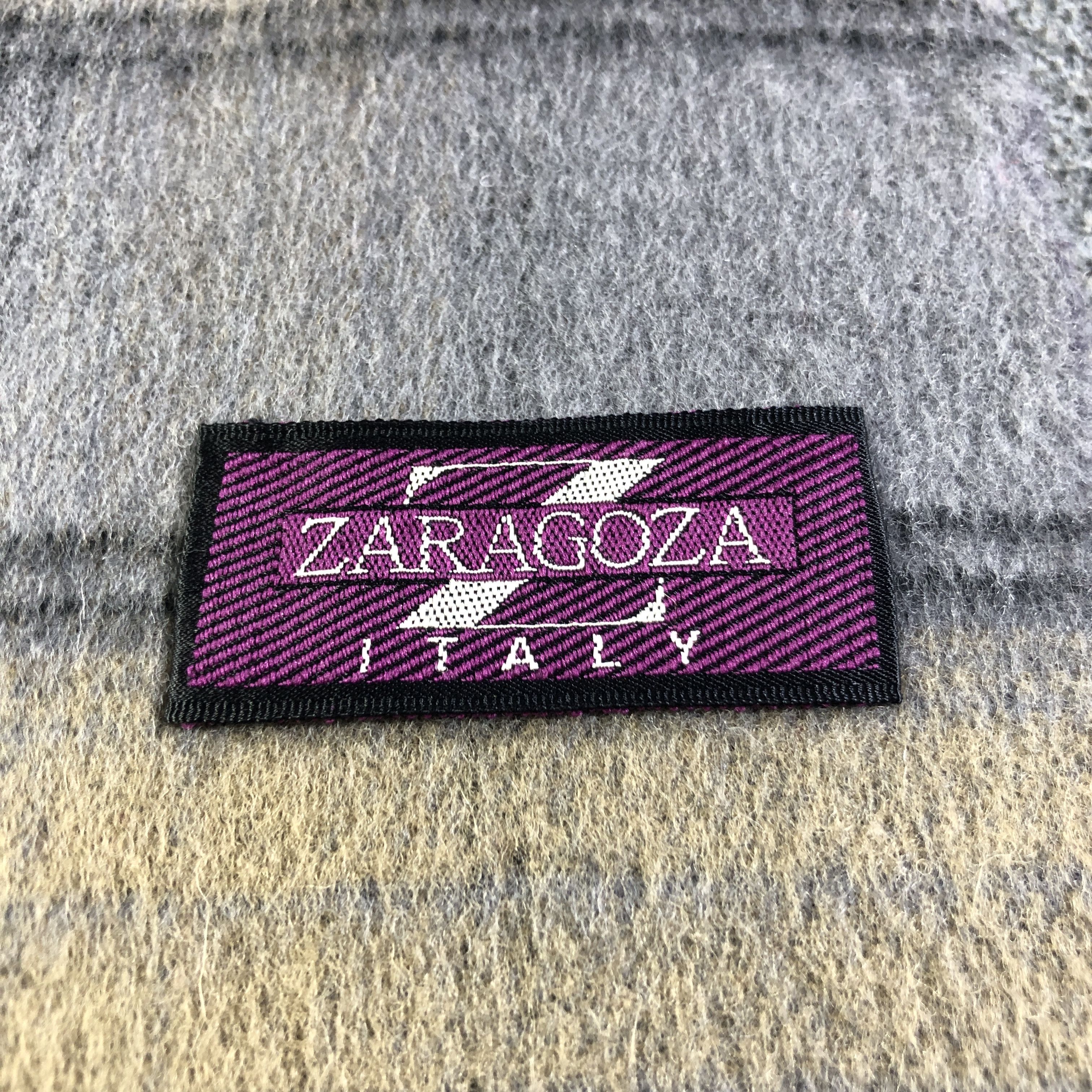Vintage Zaragoza Italy Wool Scarf Muffler V2733 Size ONE SIZE - 4 Thumbnail