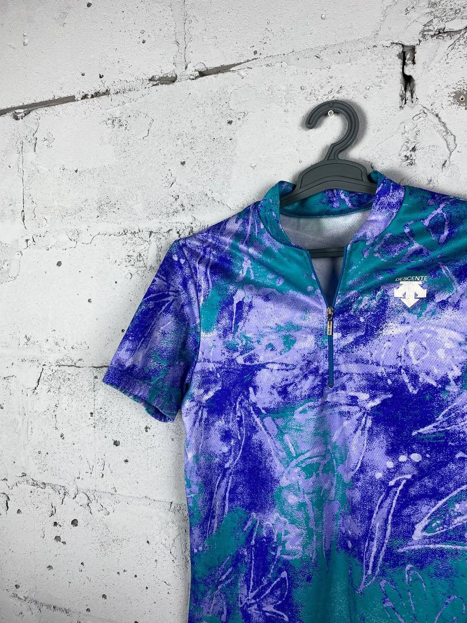 Descente 1996 Vintage Descente Overprint Cycling Jersey Size US M / EU 48-50 / 2 - 2 Thumbnail