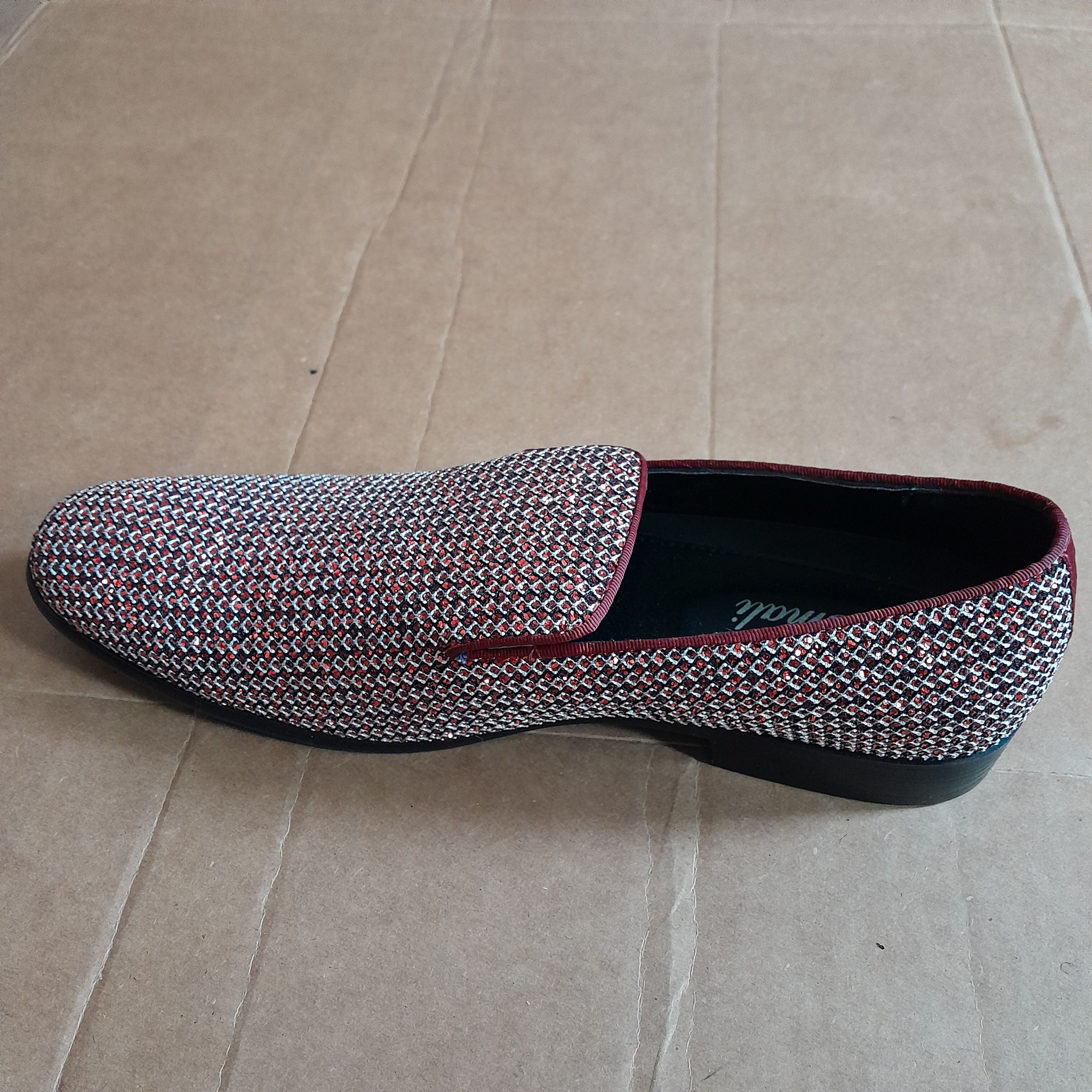 Other Amali Men’s Emelio Metallic Glitter Formal Slip On Loafer Size US 12 / EU 45 - 4 Thumbnail