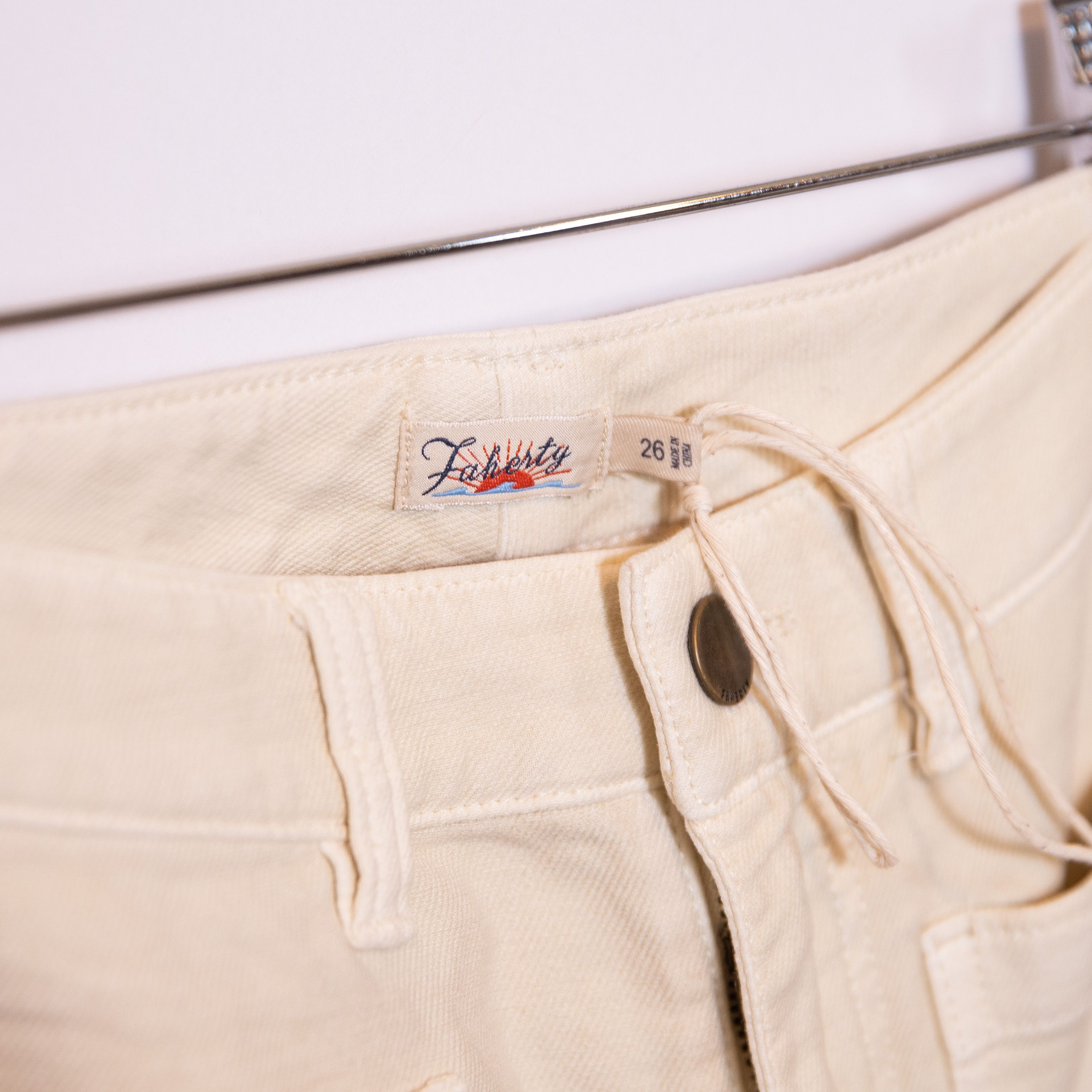 Faherty Faherty Softstretch Cord Patch Pocket High Rise Size 26" / US 2 / IT 38 - 2 Thumbnail