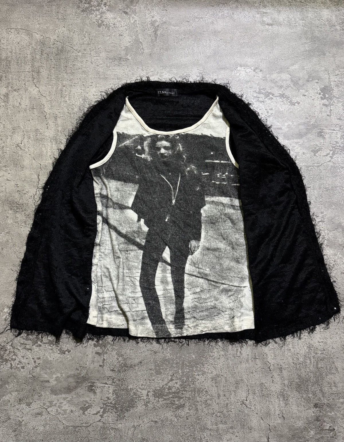 Hysteric Glamour Y2k Elsa Girl Black Fuzzy Inner Tank tops Cardigan Size M / US 6-8 / IT 42-44 - 2 Thumbnail