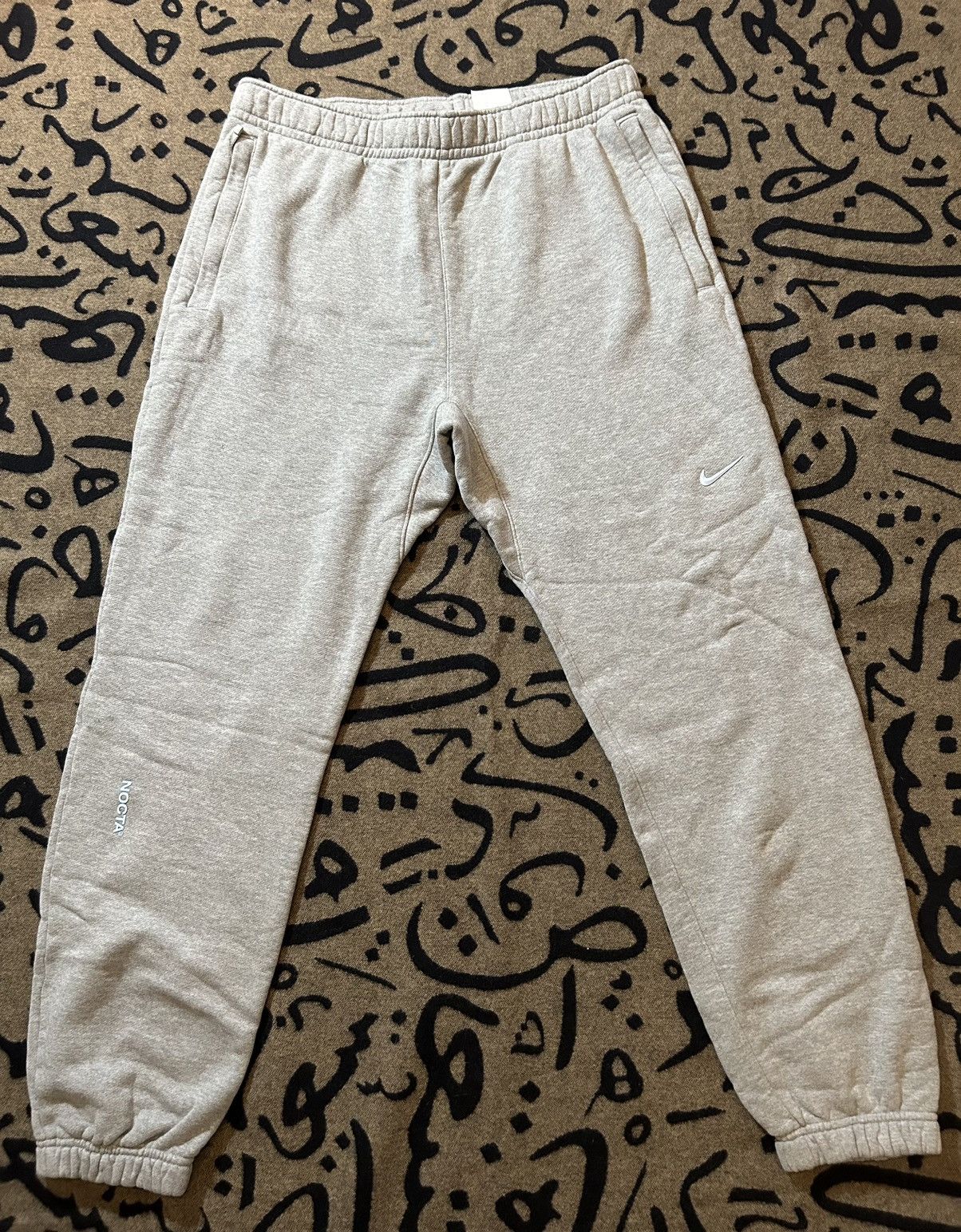 Drake × Nike NOCTA Fleece Basketball Pants Size US 35 - 1 Thumbnail