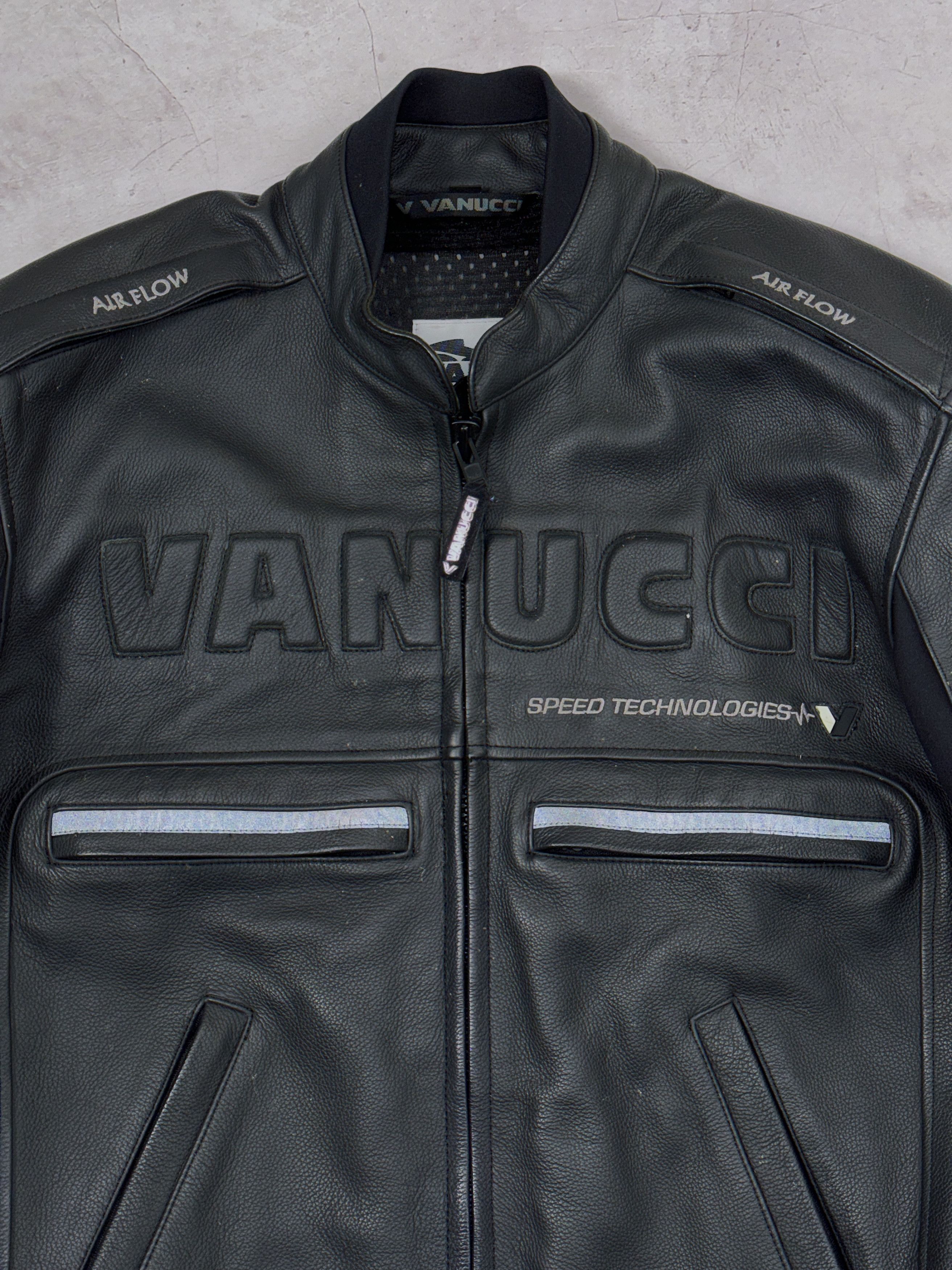 Other Vanucci Moto Leather Jacket with Protection Size US L / EU 52-54 / 3 - 3 Thumbnail