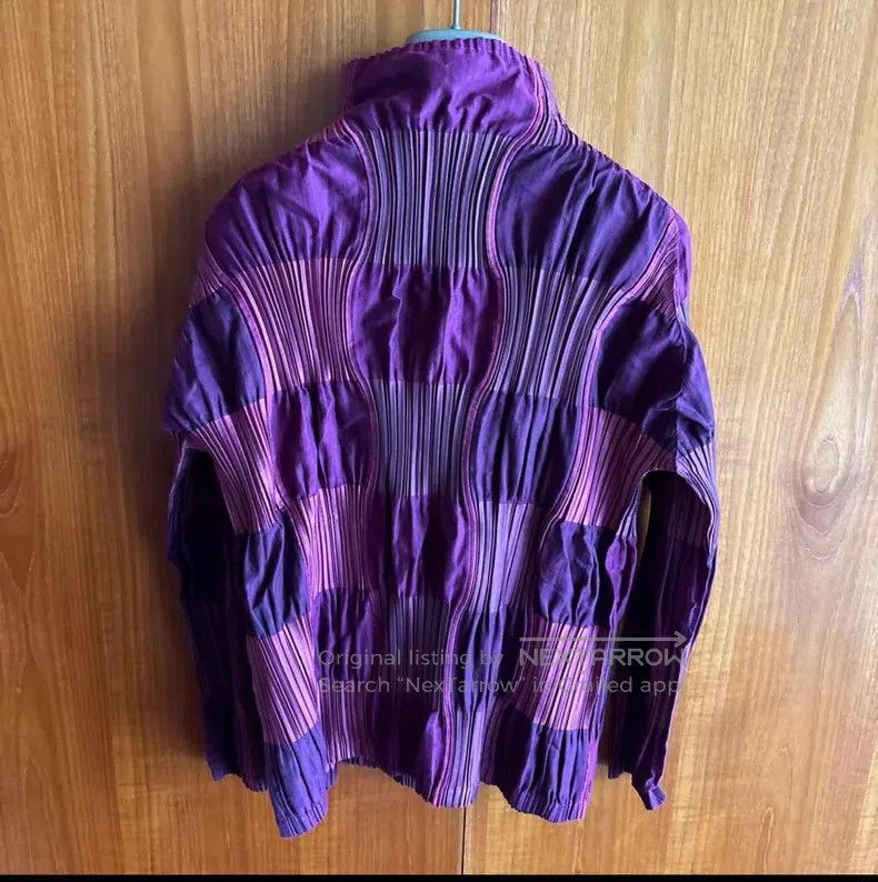 Issey Miyake Issey Miyake Purple Midi Skirt Size 25" / US 0 / IT 36 - 4 Thumbnail
