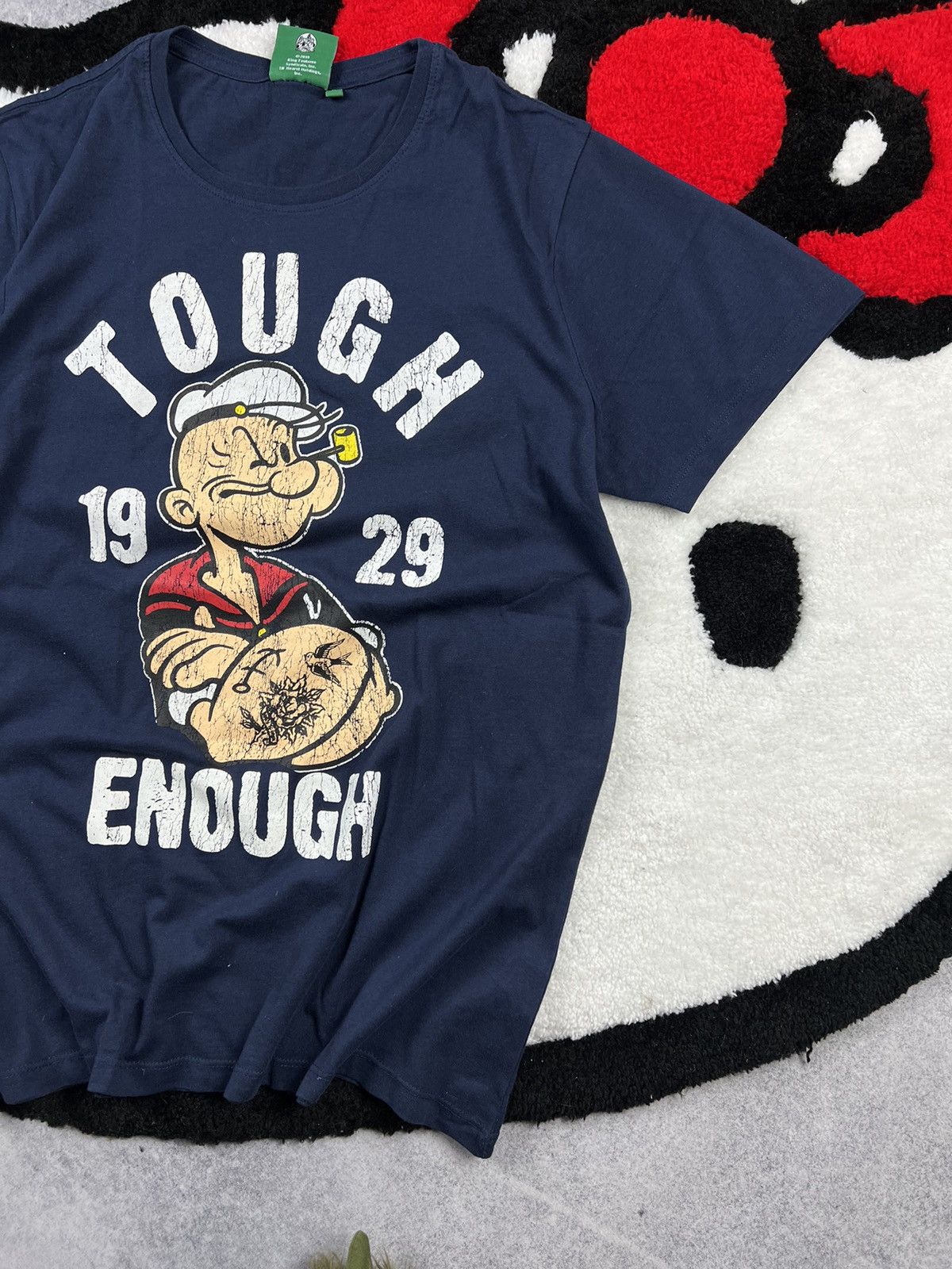 Band Tees Vintage Popeye USA Tough Enough Y2K Movie Tee Shirt Size US L / EU 52-54 / 3 - 3 Thumbnail