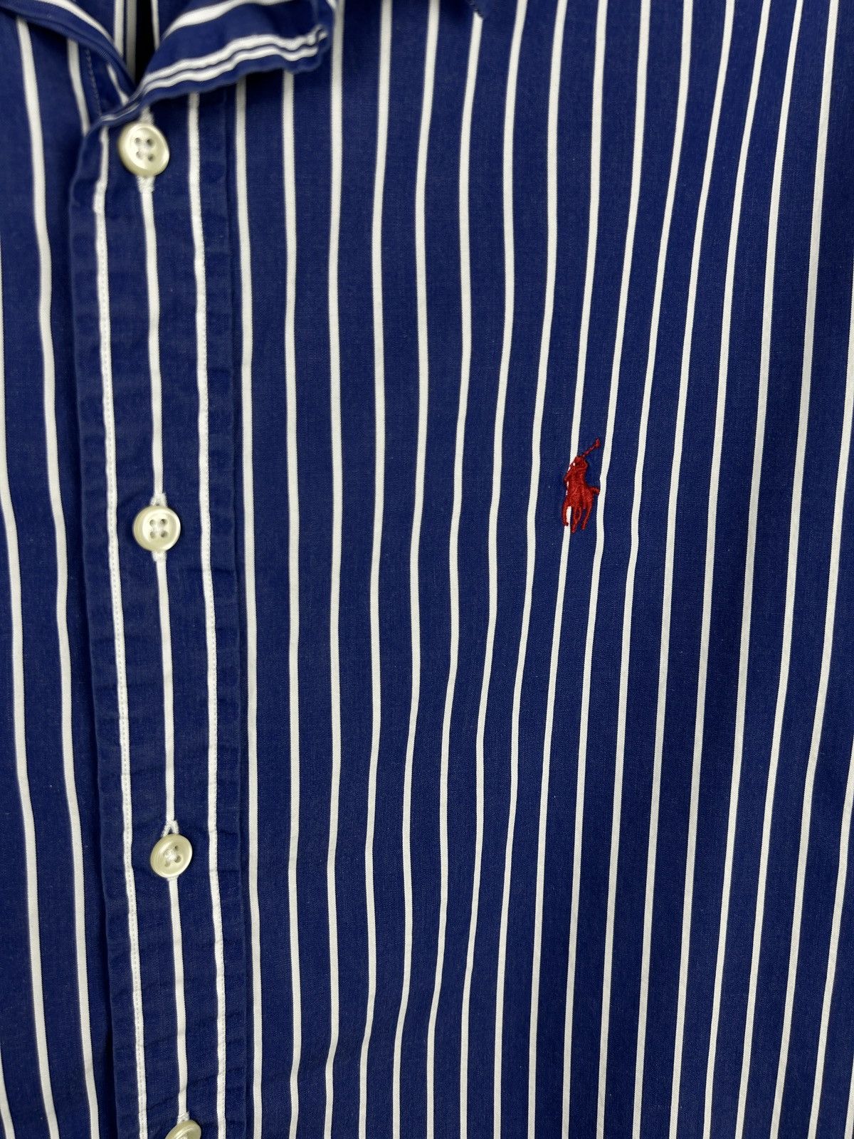 Polo Ralph Lauren × Vintage Mens Vintage Polo Ralph Lauren Stripes shirts button up rare Size US XL / EU 56 / 4 - 5 Thumbnail