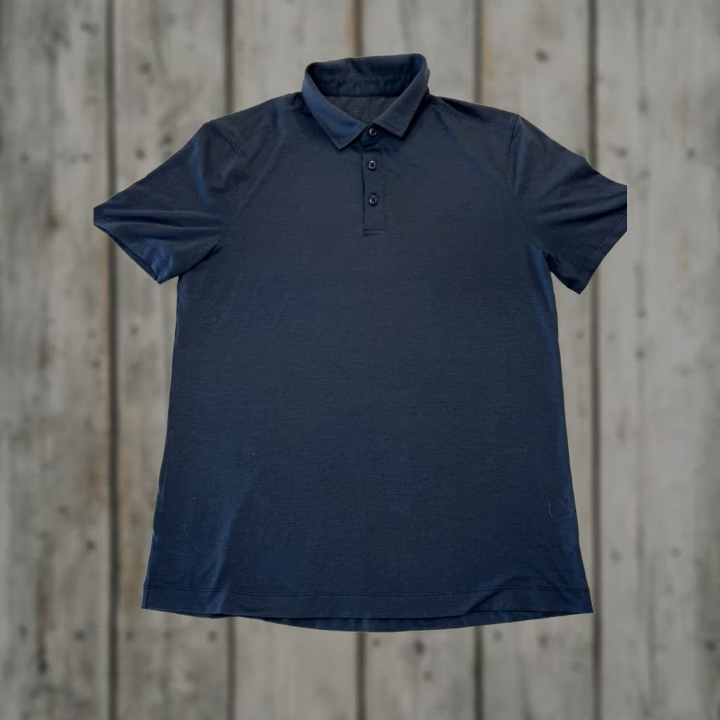 Lululemon Lululemon Evolution Polo Men M Blue Short Sleeve Athleisure Golf Tennis Walking Performance Polo Shirt Regular Fit Size US M / EU 48-50 / 2 - 1 Thumbnail