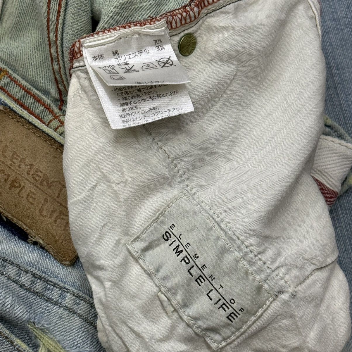 Element Element Distressed Flourescent Thread Denim Pants Size US 29 - 15 Thumbnail