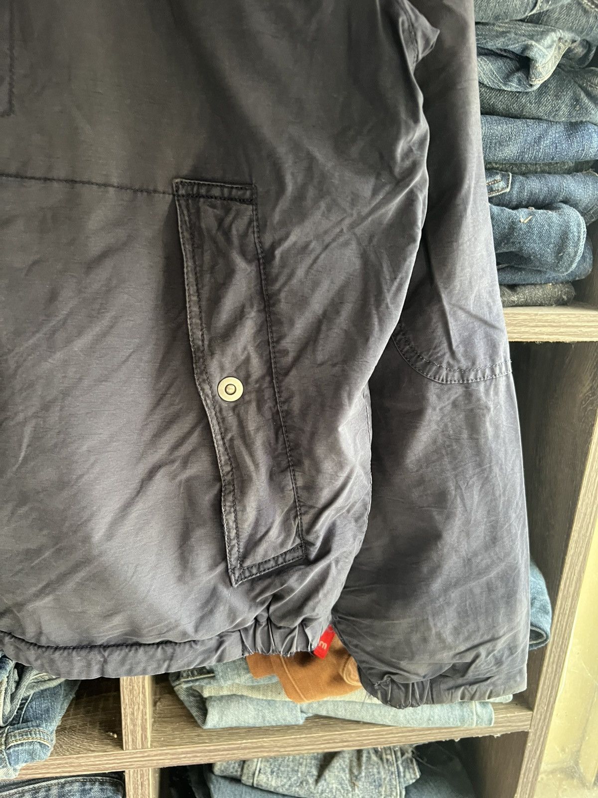 Marks & Spencer 🔥Rare Marks & Spencer Distressed Reversible Zipper Jacket Size US M / EU 48-50 / 2 - 8 Thumbnail