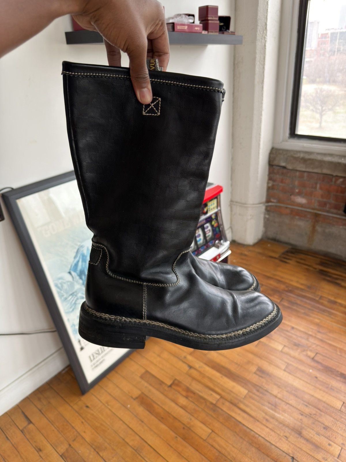 Louis Vuitton Mens Leather louis Vuitton Boots Size US 11 / EU 44 - 1 Thumbnail