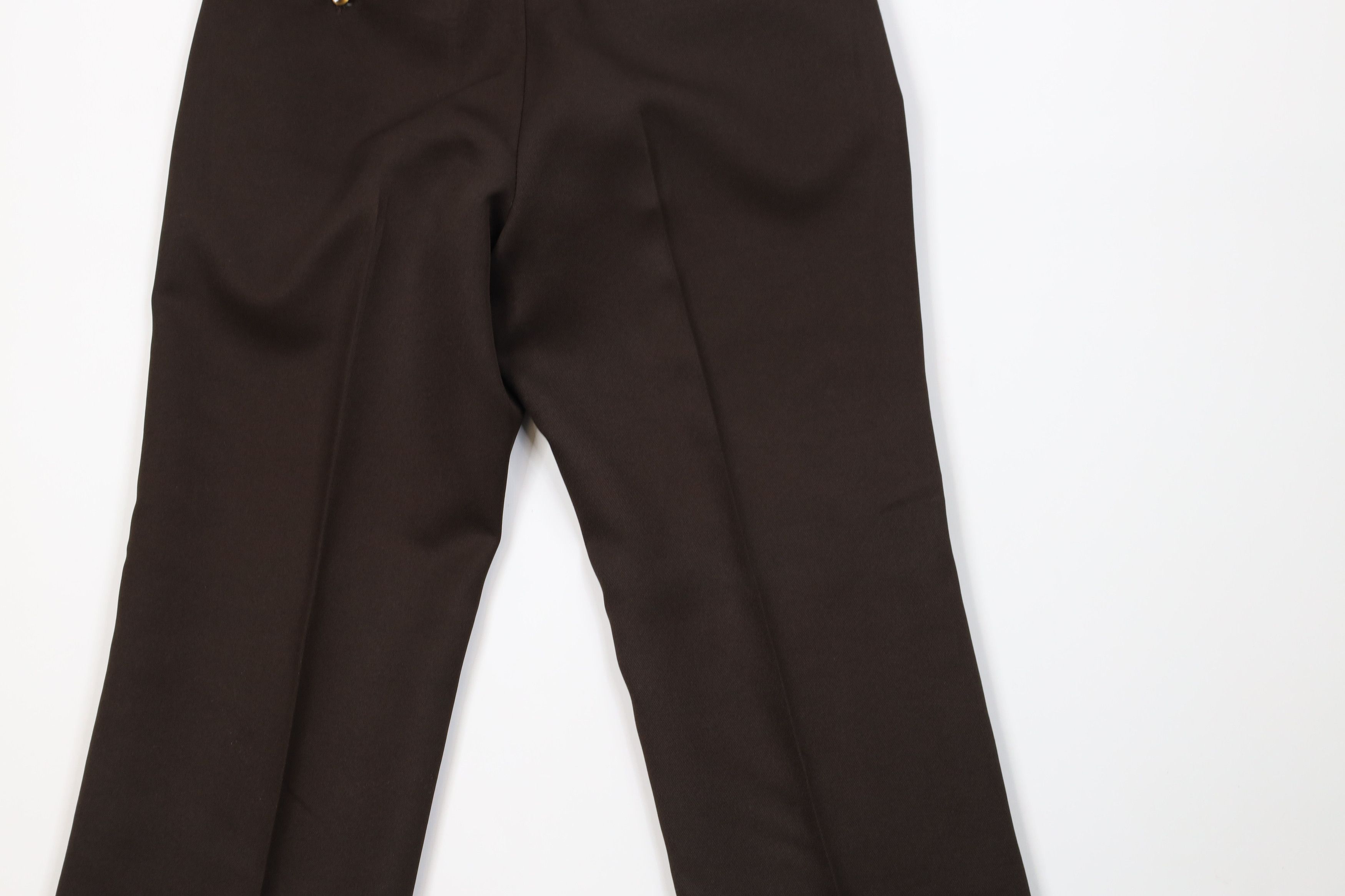 Vintage Vintage 70s Streetwear Knit Flared Chino Pants Brown USA Size US 28 / EU 44 - 10 Thumbnail