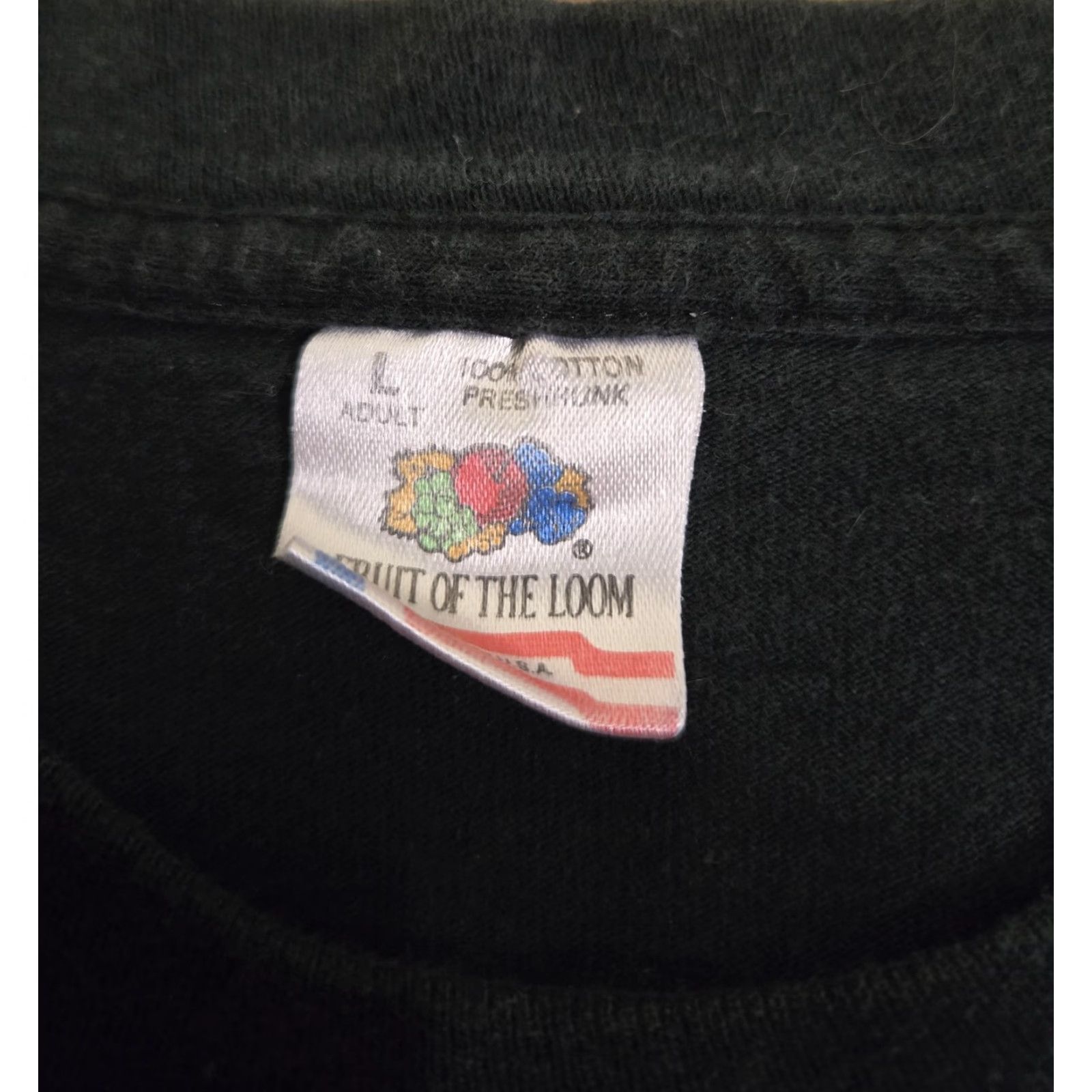 Fruit Of The Loom VINTAGE Sturgis Black Hills Motorcycle Rally Shirt Mens Large 90s 55th Annual Graphic Print Cotton Crew Neck Short Sleeve Black Size US L / EU 52-54 / 3 - 3 Thumbnail