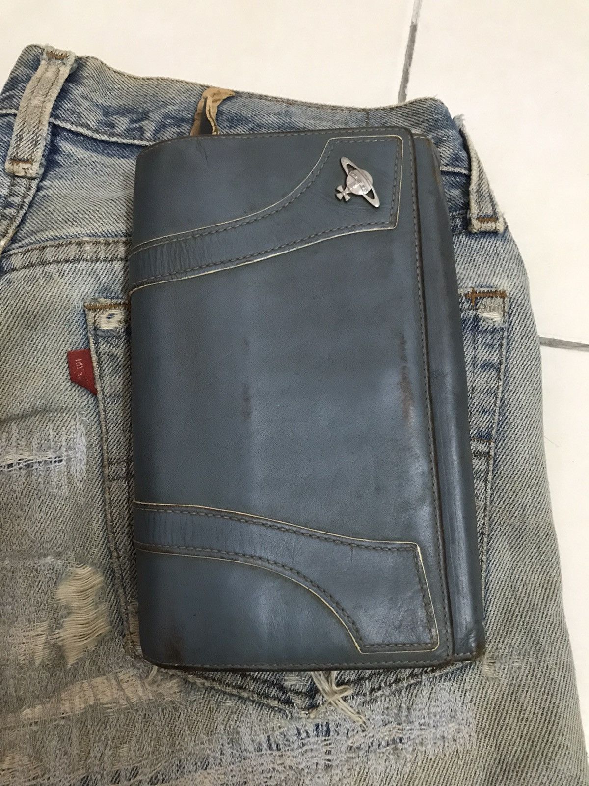 Vintage Vivienne Westwood Leather Wallet Size ONE SIZE - 1 Thumbnail