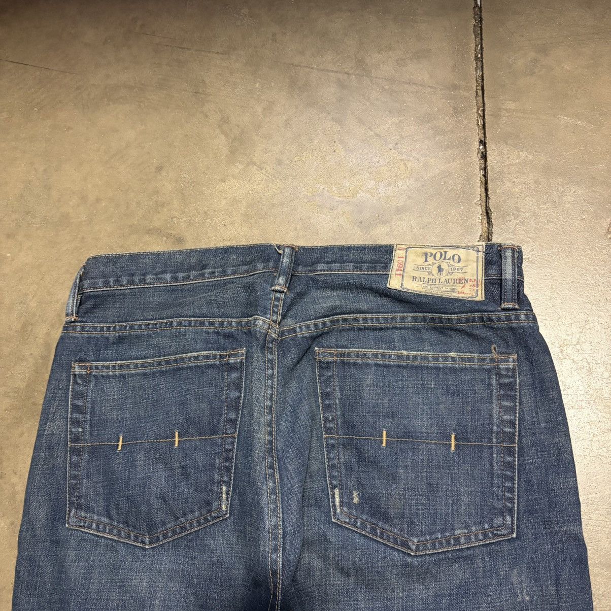Polo Ralph Lauren Vintage Polo Ralph Lauren Jeans Vintage 67 Straight Washed Size US 33 - 11 Thumbnail