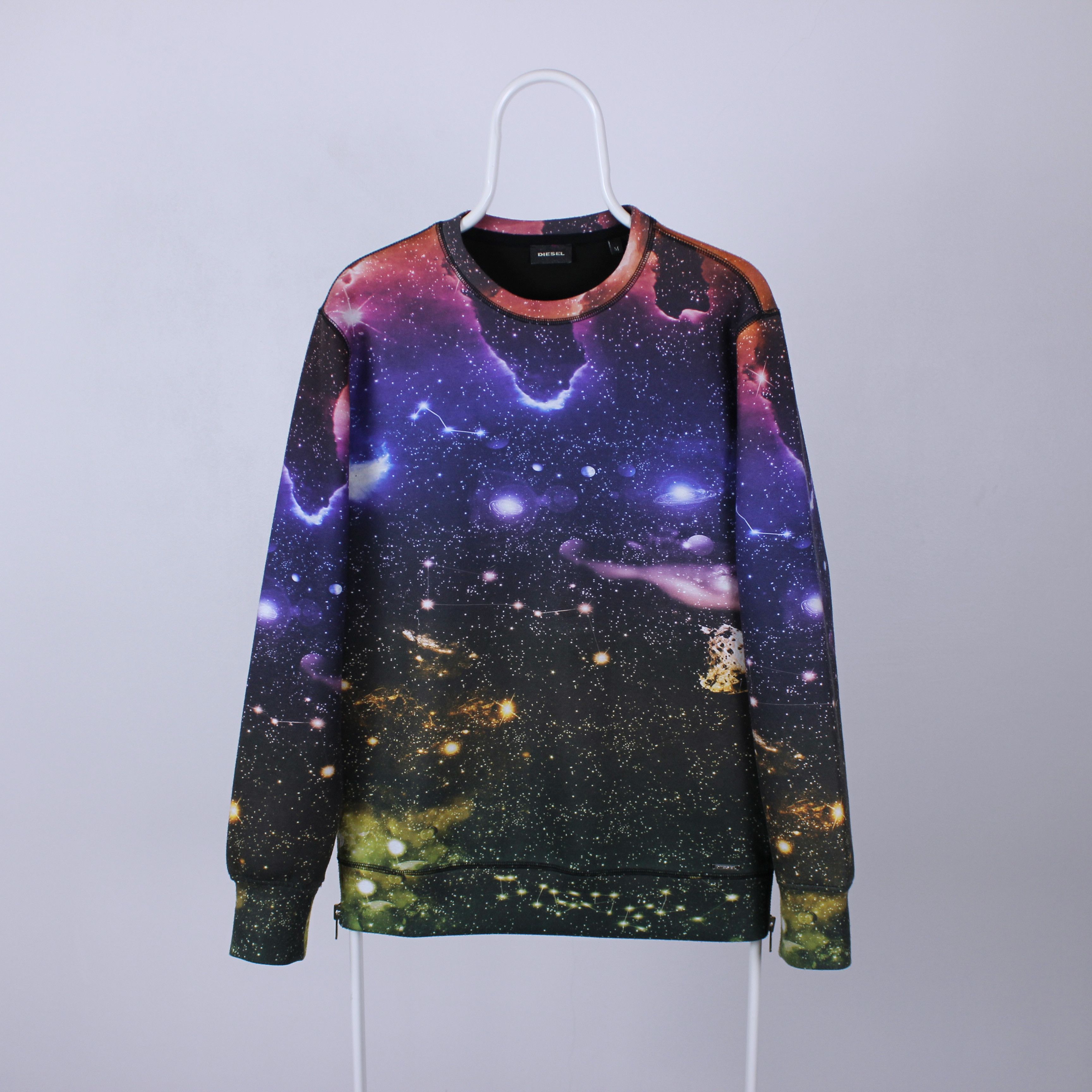 Diesel Diesel Sweatshirt Mens M Fleece Pullover Galaxy Size US M / EU 48-50 / 2 - 1 Thumbnail