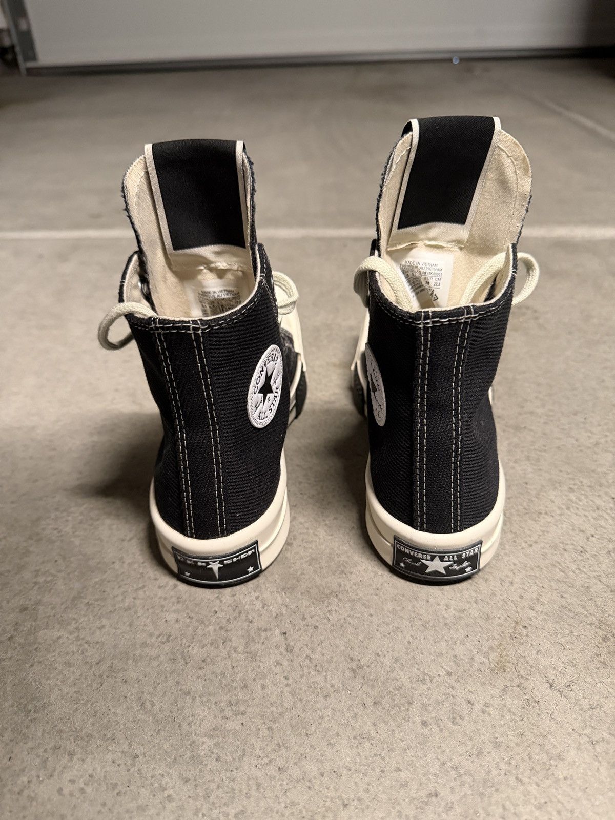 Converse × Rick Owens Drkshdw Rick Owens DRKSHDW X Converse TURBODRK Chuck 70 Sneakers Size US 5.5 / IT 35.5 - 4 Thumbnail