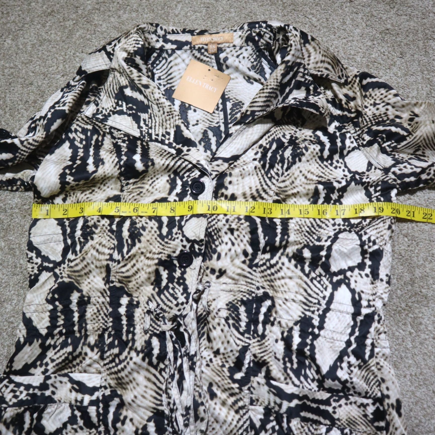 Ellen Tracy Ellen Tracy Shirt Women XS Multicolor Button-Up Long Sleeve Size XS / US 0-2 / IT 36-38 - 4 Thumbnail