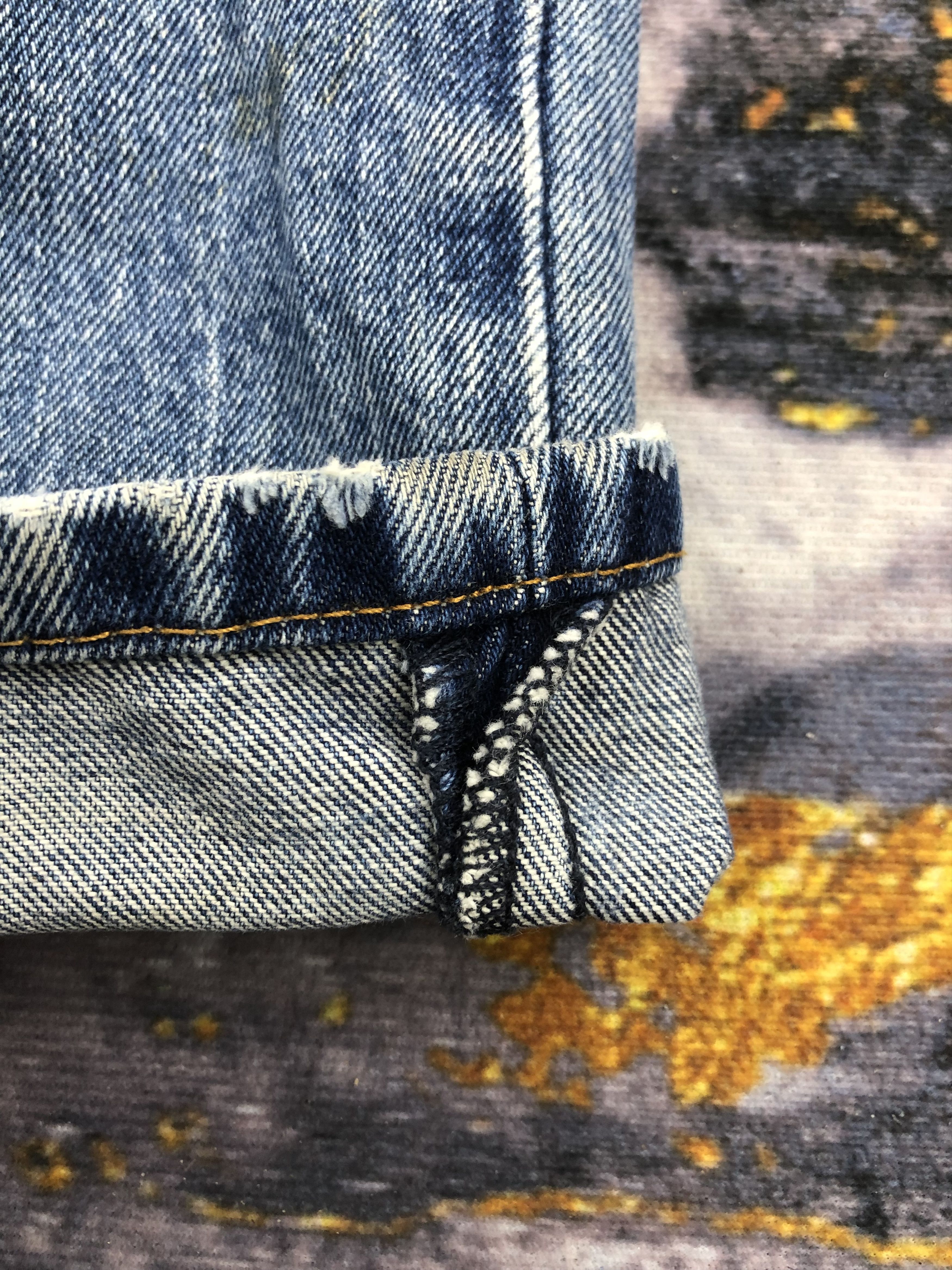 Levi's Vintage Levis 505 Faded Blue Jeans DPP0189 Size US 33 - 9 Thumbnail