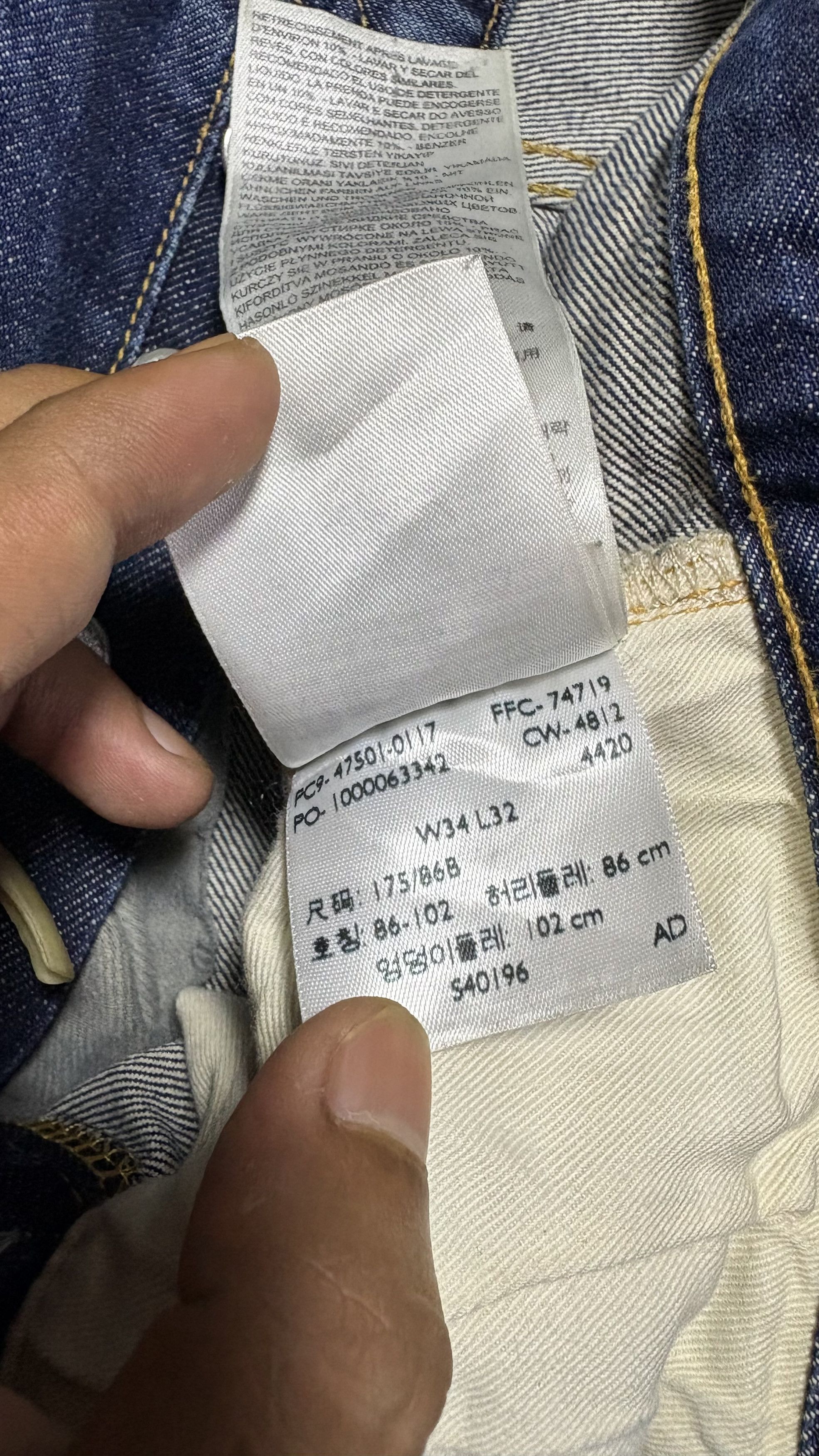 Levi's Vintage Clothing Vintage levis 501xx selvedge denim pants Size US 32 / EU 48 - 20 Thumbnail