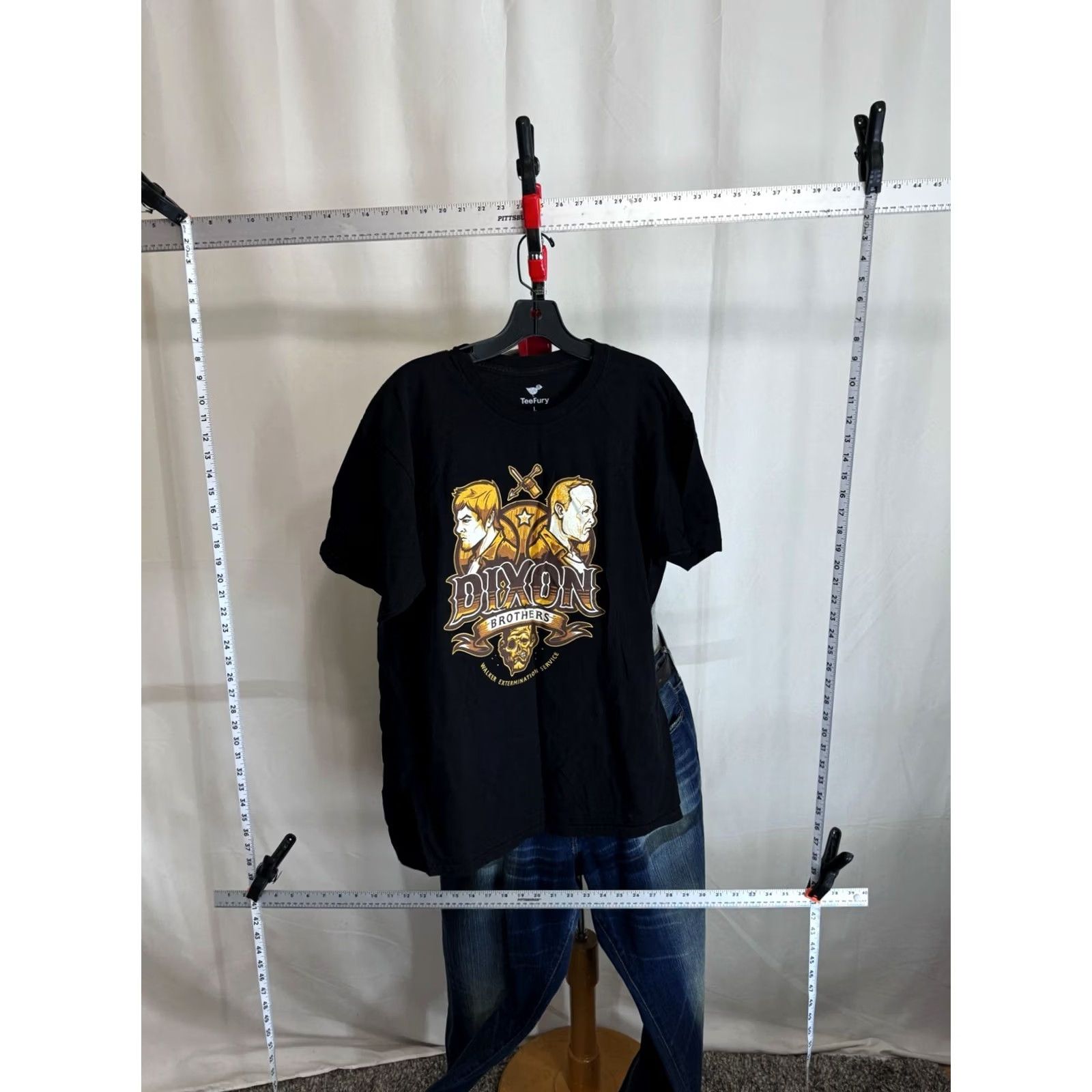 Vintage Dixxon Brothers Walker Tee Fury T SHIRT Large L Mens Size US L / EU 52-54 / 3 - 3 Thumbnail