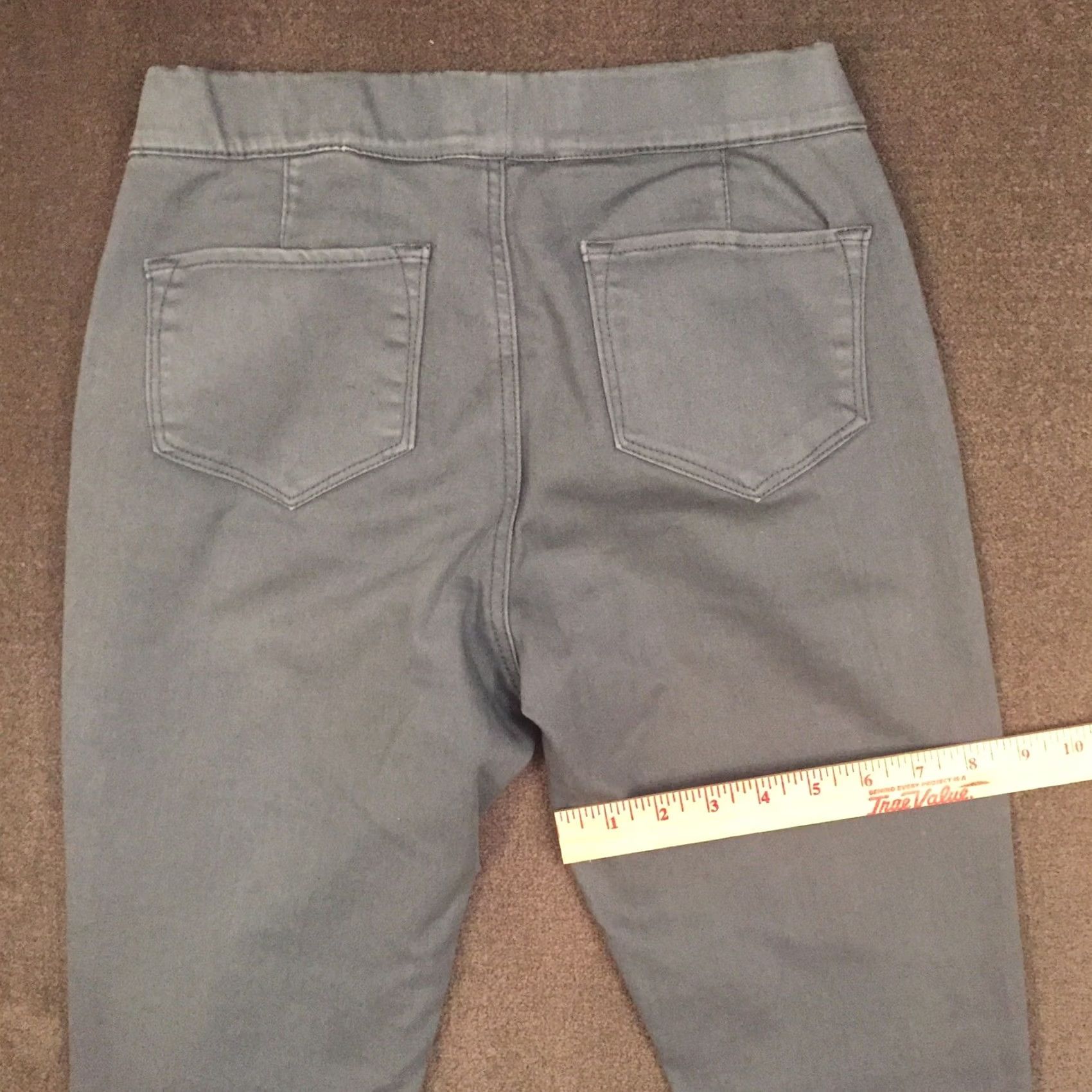 Vintage Easel Pants Womens Small Gray Ankle Zip Drawstring Chino Skinny Casual 28in Inseam Womens Size 28" / US 6 / IT 42 - 7 Thumbnail