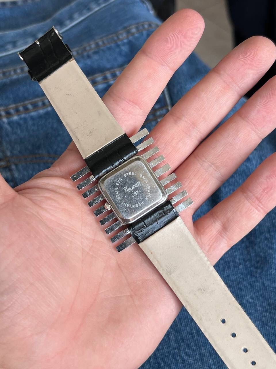 Other Vintage 90s dial futuristic style quartz silver watch Japan Size ONE SIZE - 2 Thumbnail