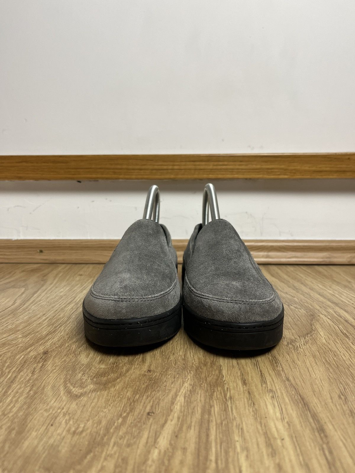 Prada Prada Women's Gray Slip On Loafers Shoes Luxury Size US 8.5 / IT 38.5 - 2 Thumbnail