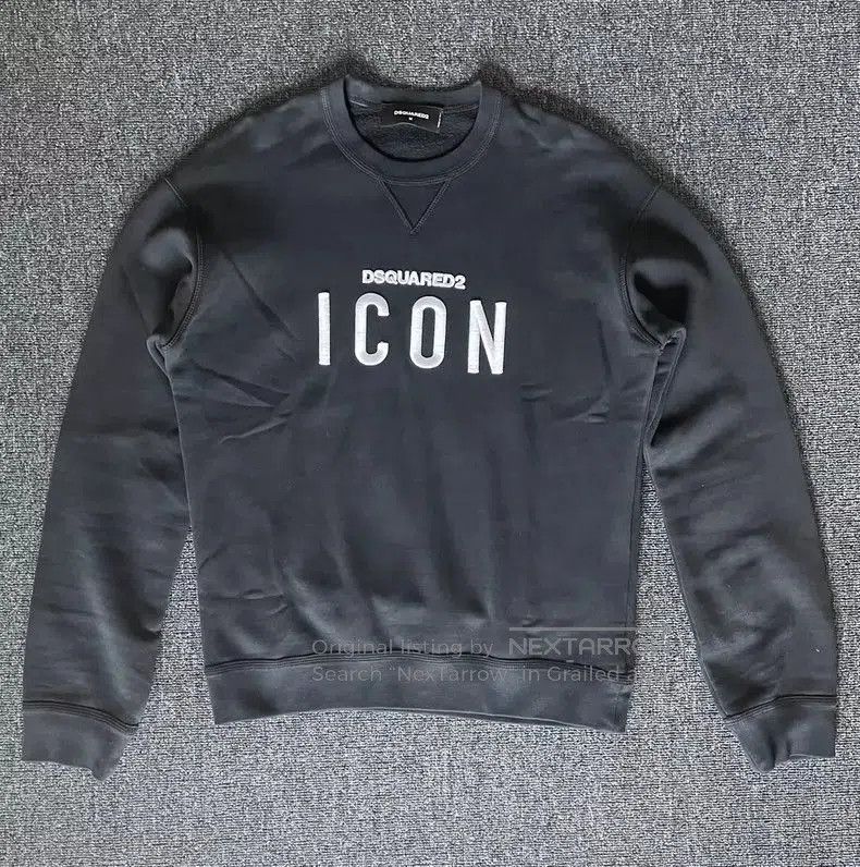 Dsquared2 DSQUARED2 Icon Logo Black Sweatshirt. Size US M / EU 48-50 / 2 - 2 Thumbnail